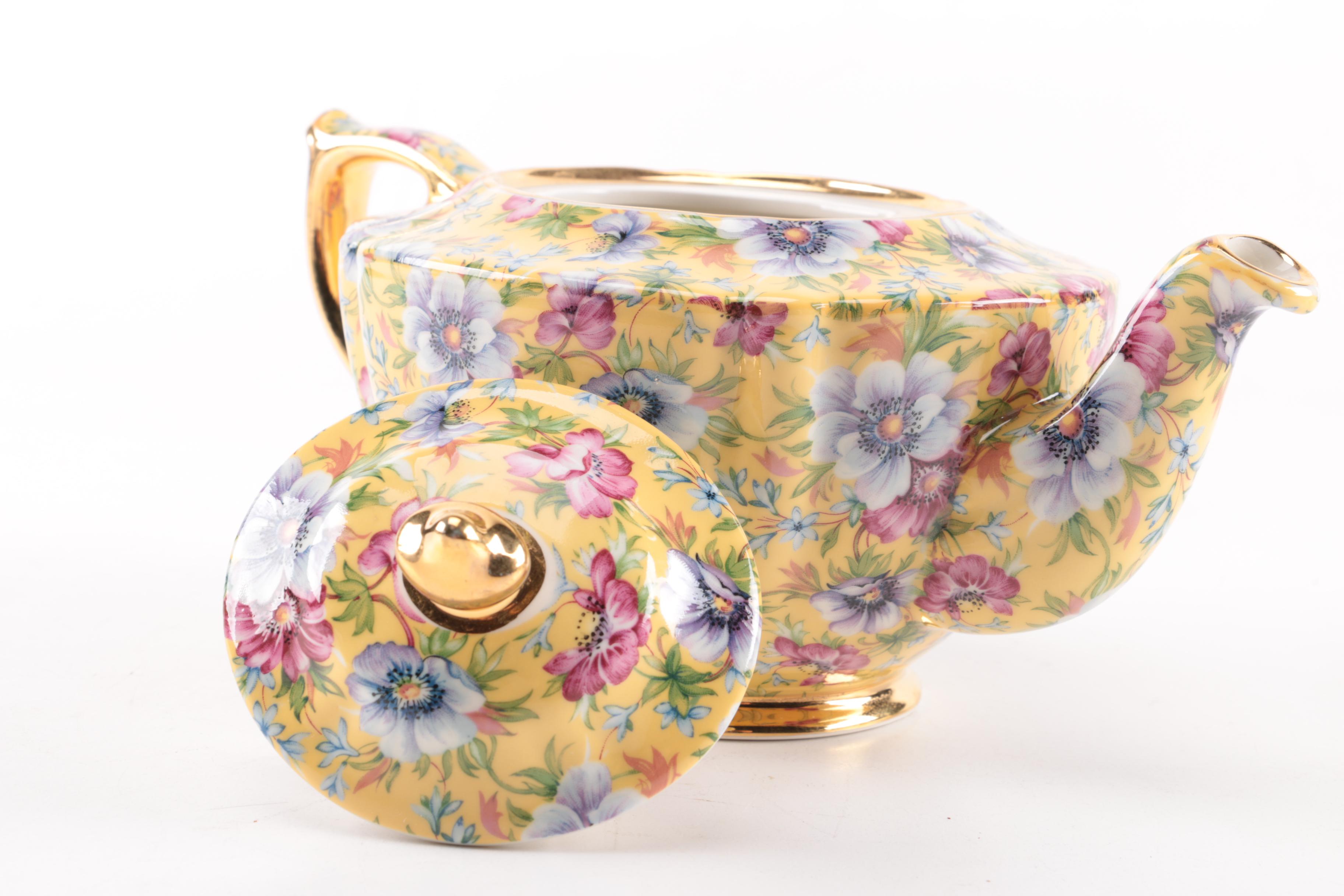 James Sadler "Sophie Chintz" Tea Set