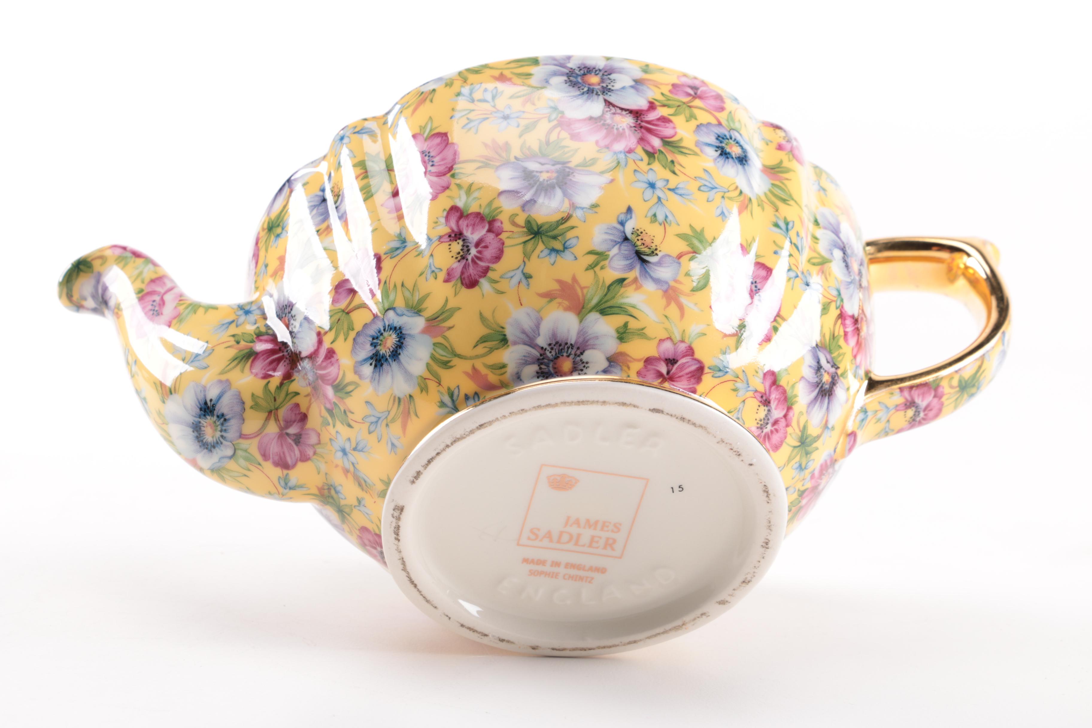 James Sadler "Sophie Chintz" Tea Set