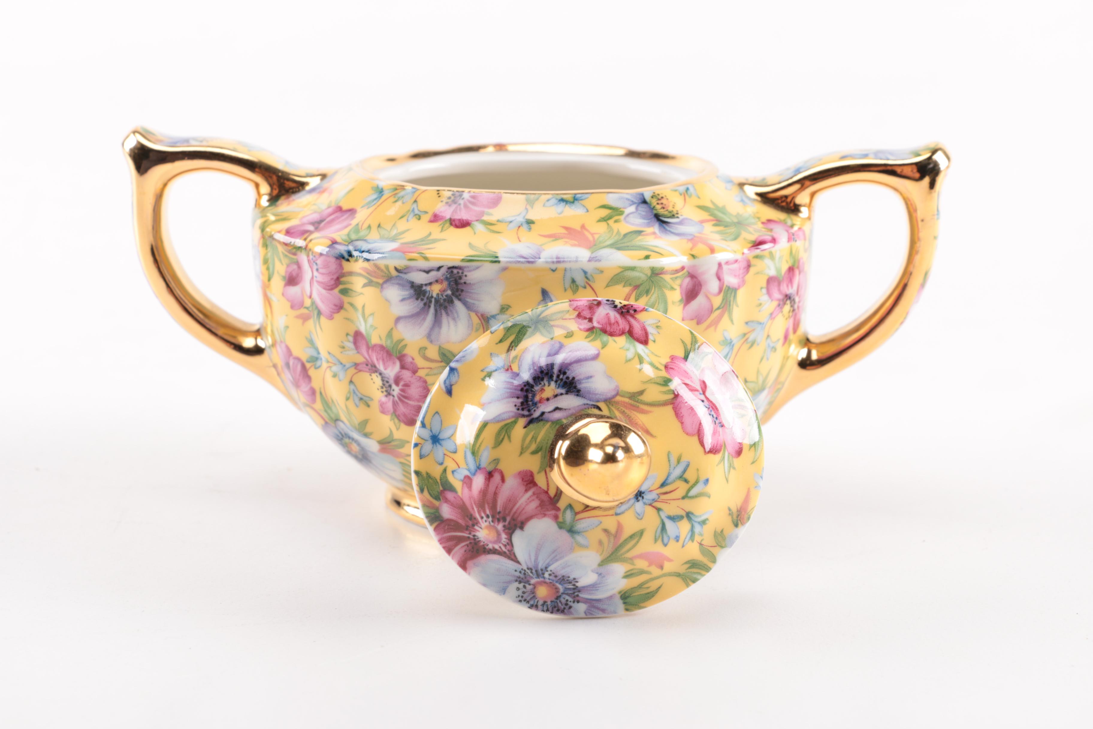 James Sadler "Sophie Chintz" Tea Set
