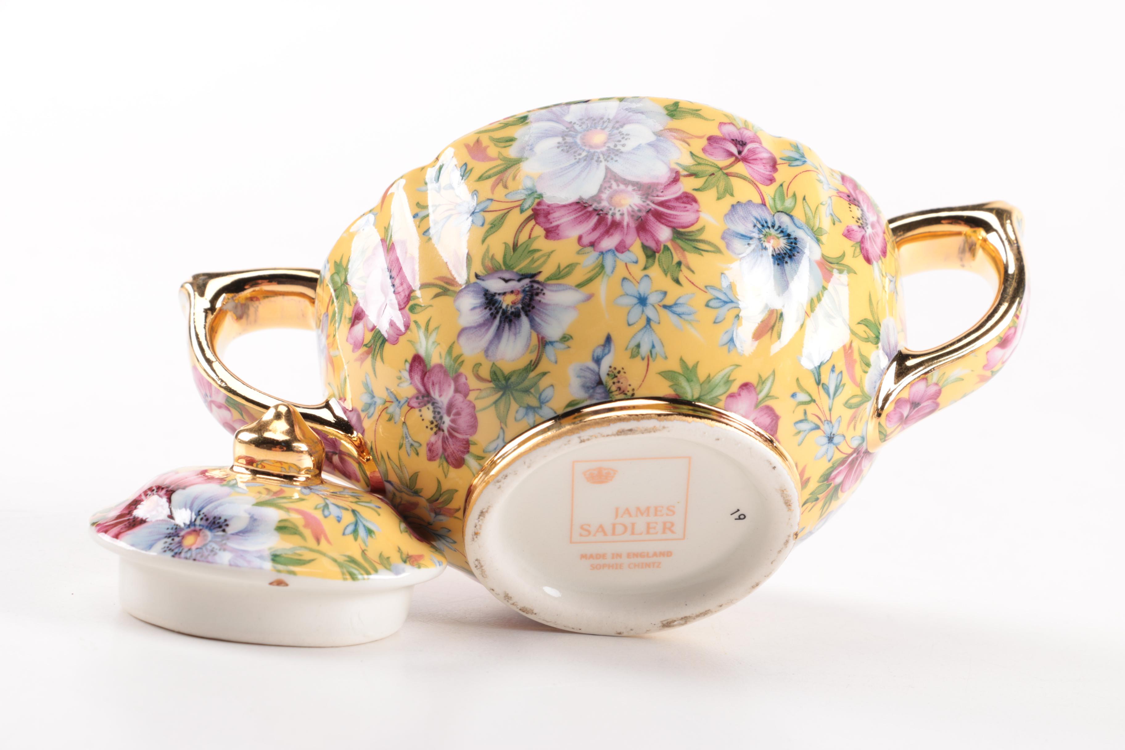 James Sadler "Sophie Chintz" Tea Set