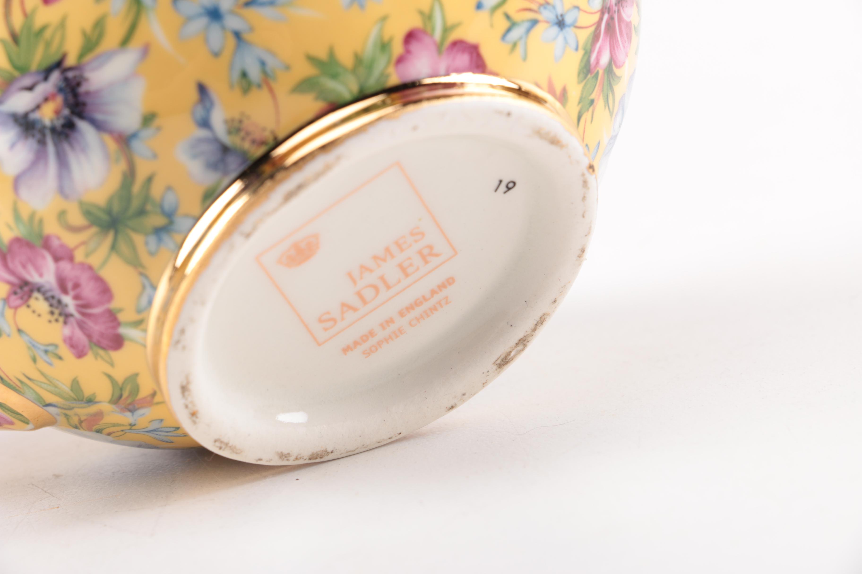 James Sadler "Sophie Chintz" Tea Set