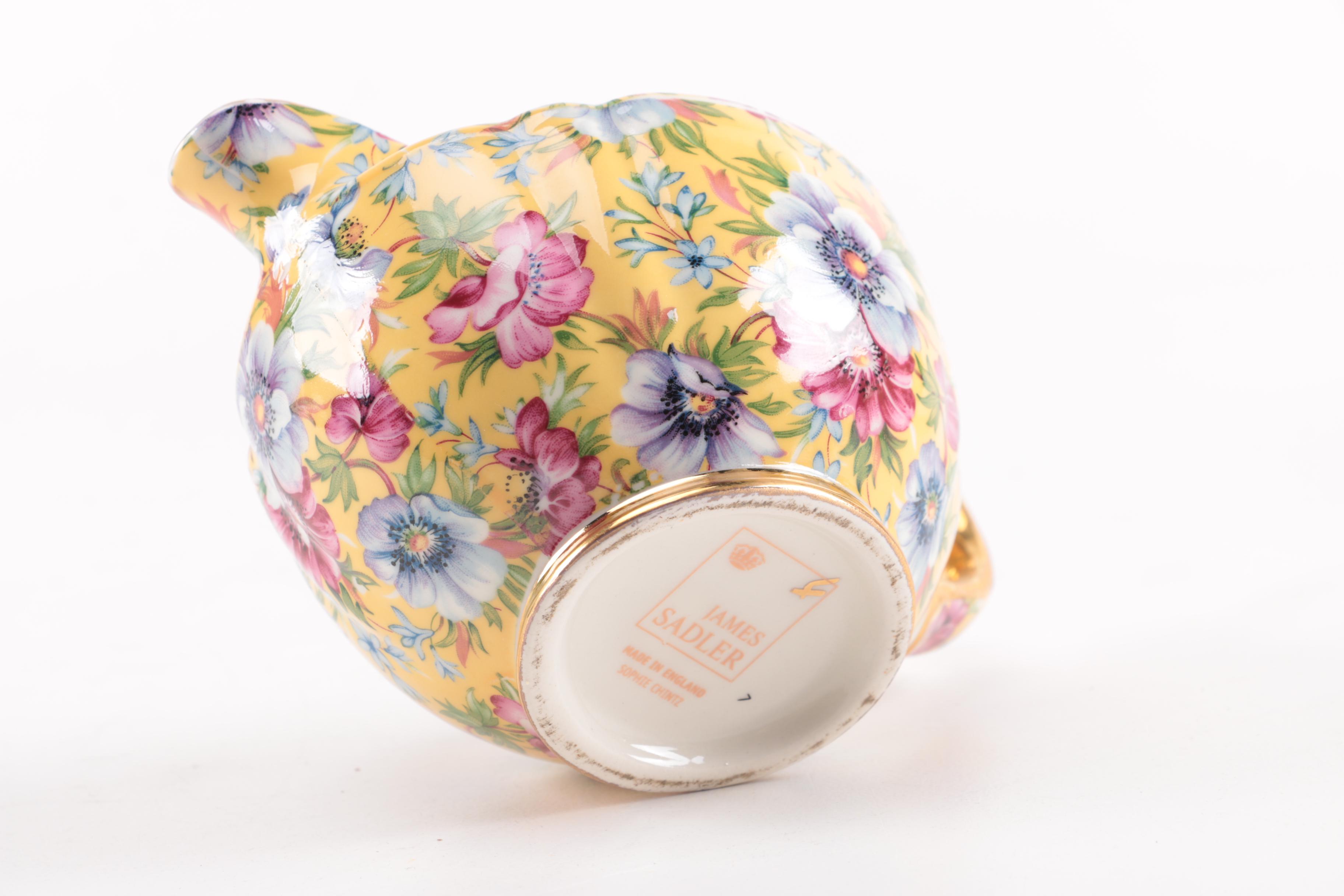 James Sadler "Sophie Chintz" Tea Set