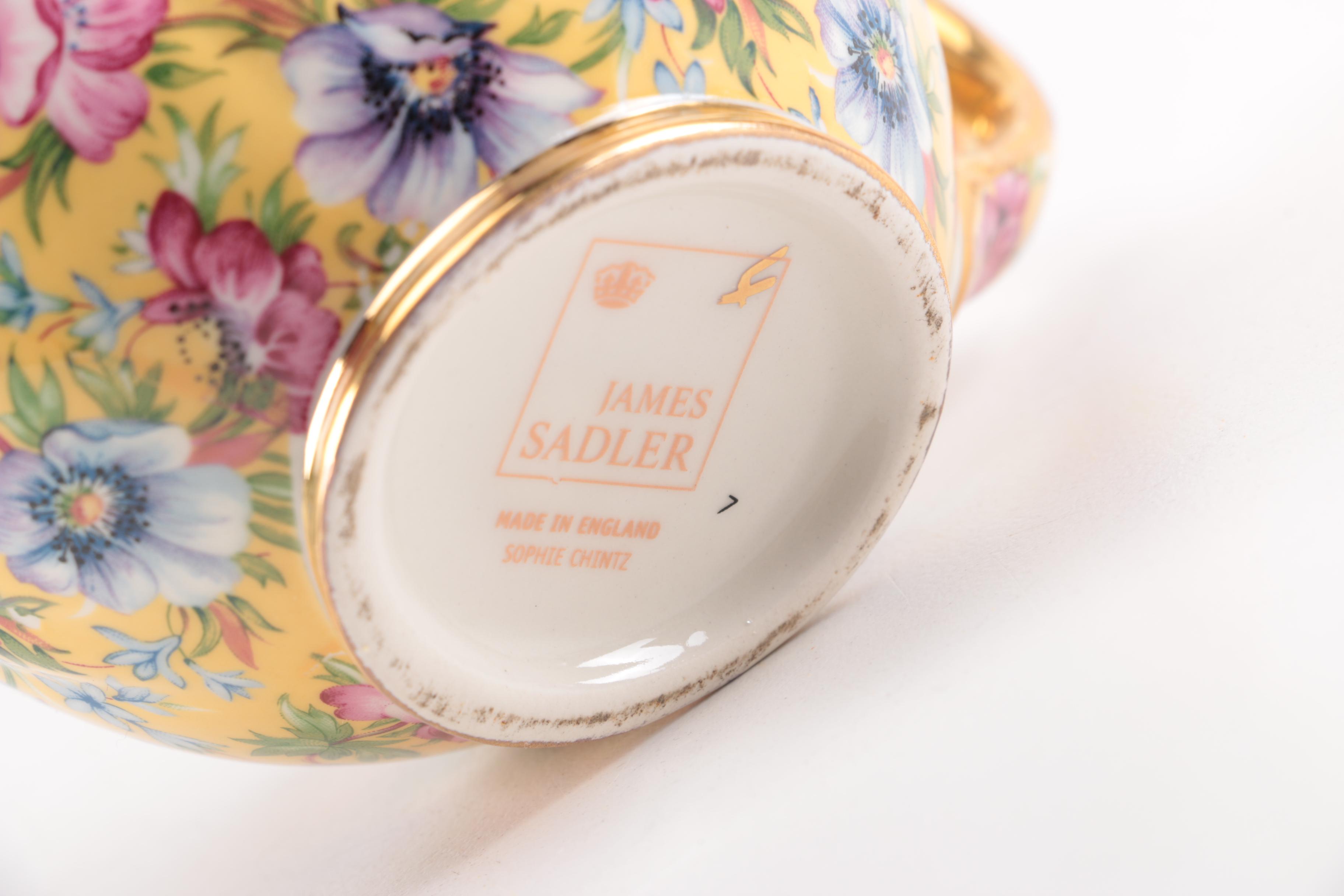 James Sadler "Sophie Chintz" Tea Set
