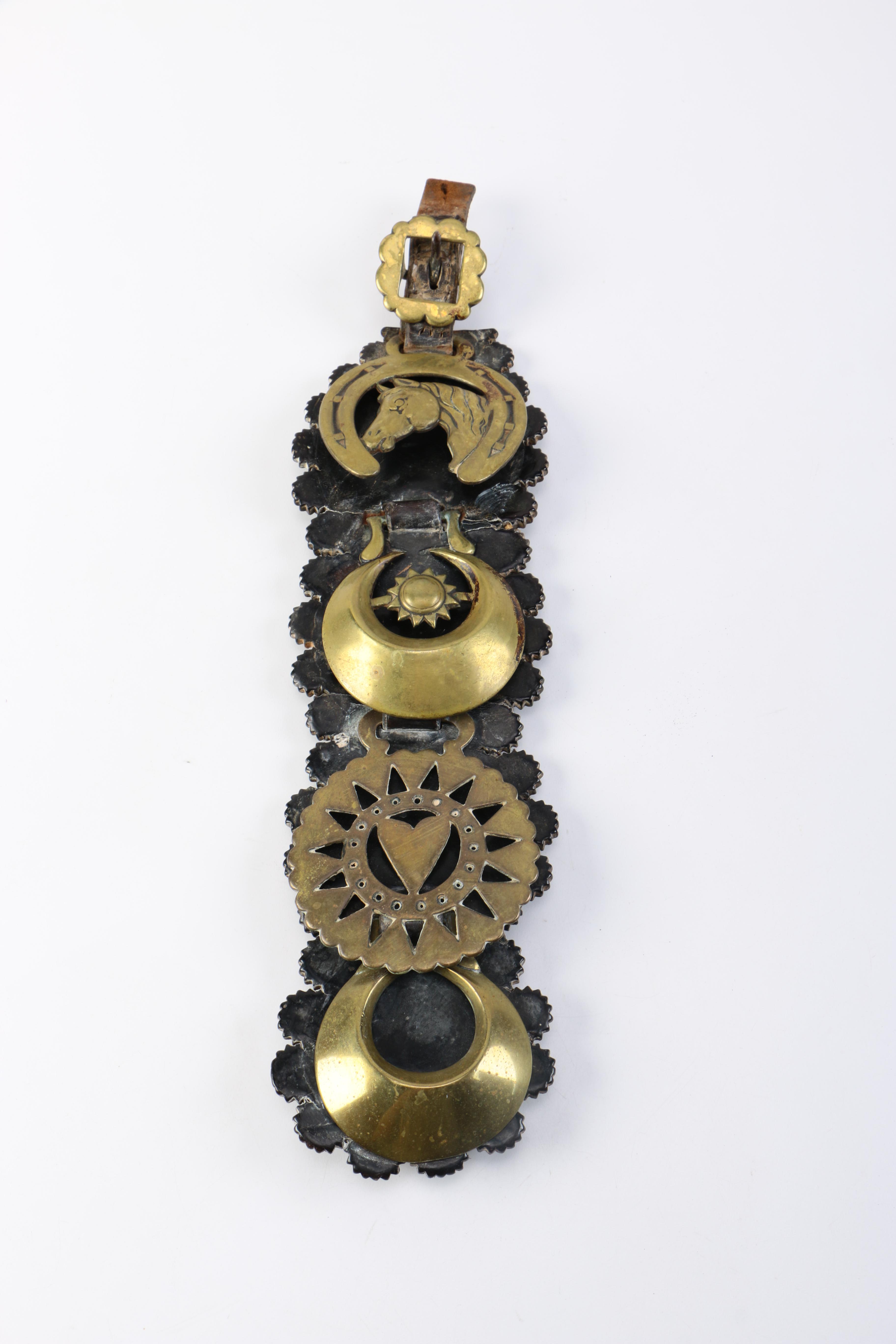 Brass Saddle Ornament Buckle