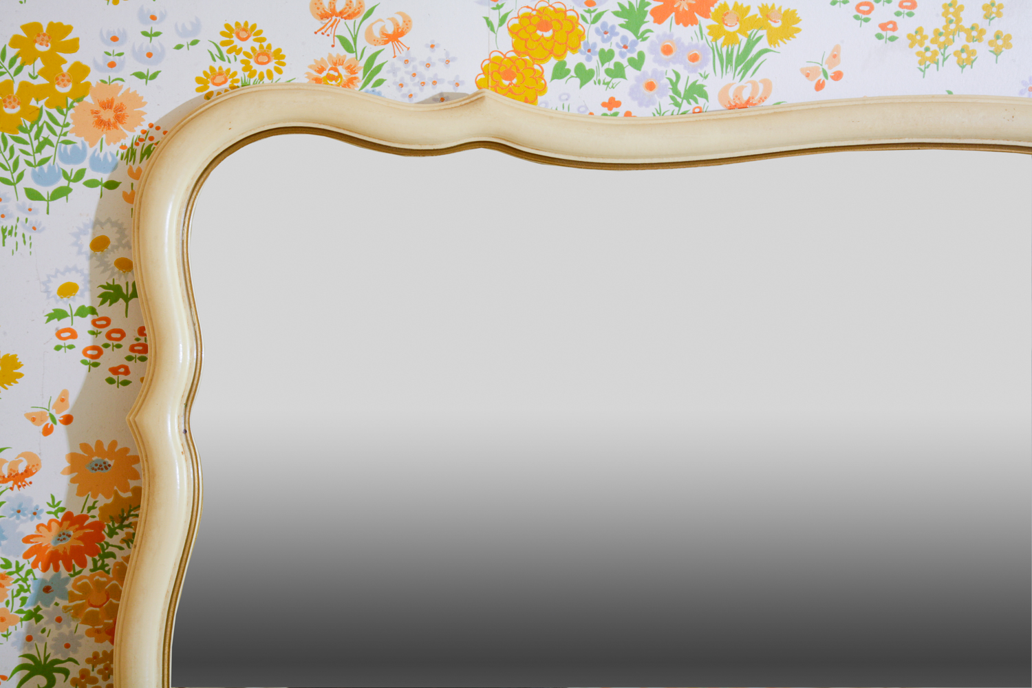 Vintage French Provincial Style Mirror by Johnson Carper