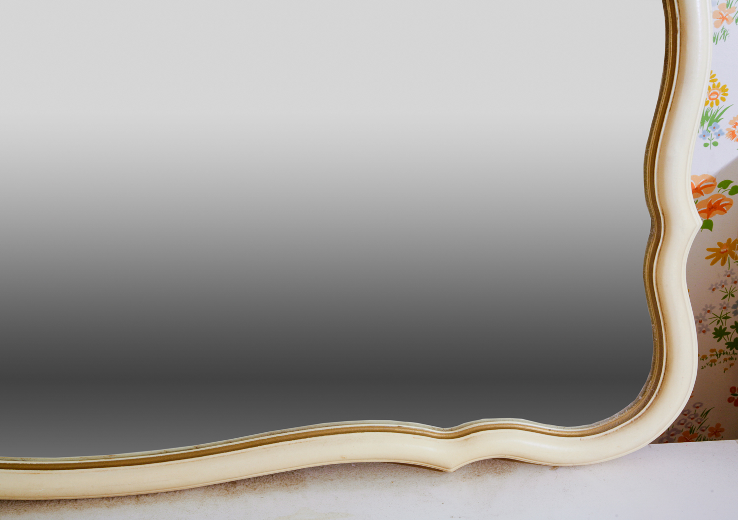 Vintage French Provincial Style Mirror by Johnson Carper