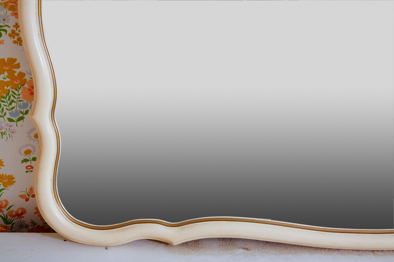 Vintage French Provincial Style Mirror by Johnson Carper