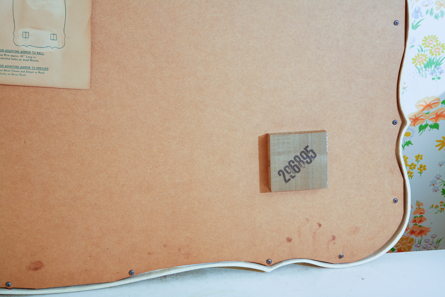 Vintage French Provincial Style Mirror by Johnson Carper