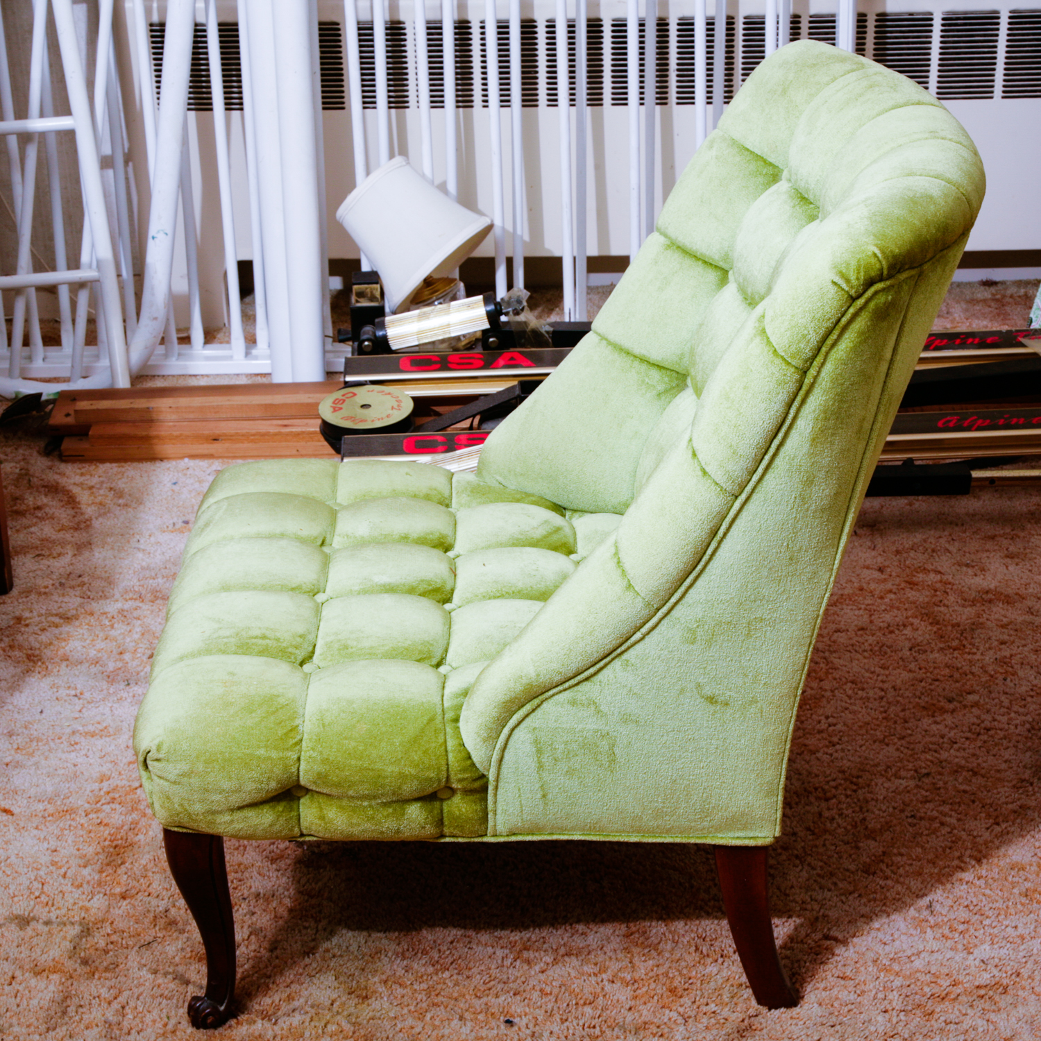 Regency Style Tufted Chair