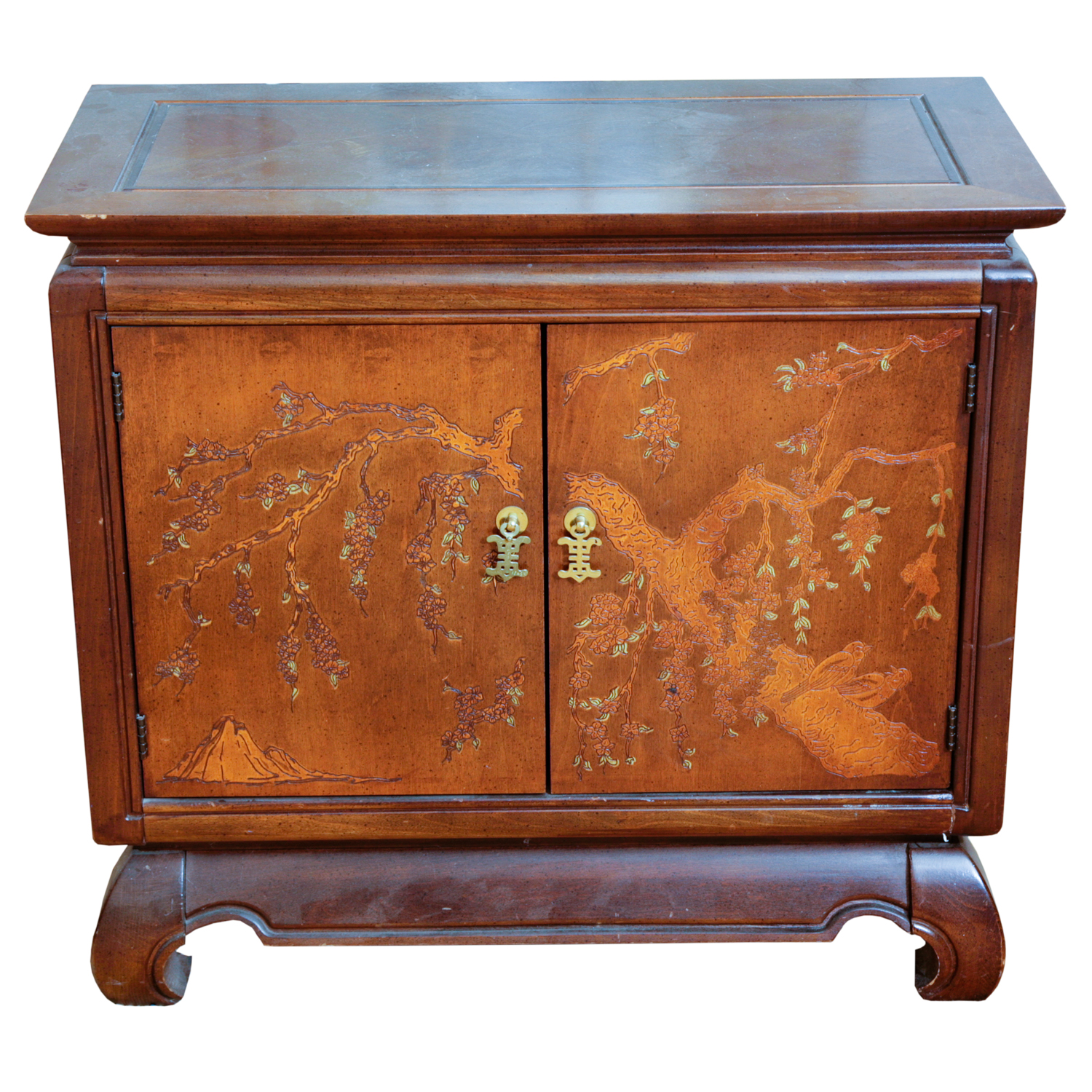 East Asian Style Inlaid Console Table