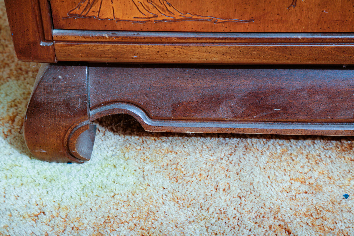 East Asian Style Inlaid Console Table
