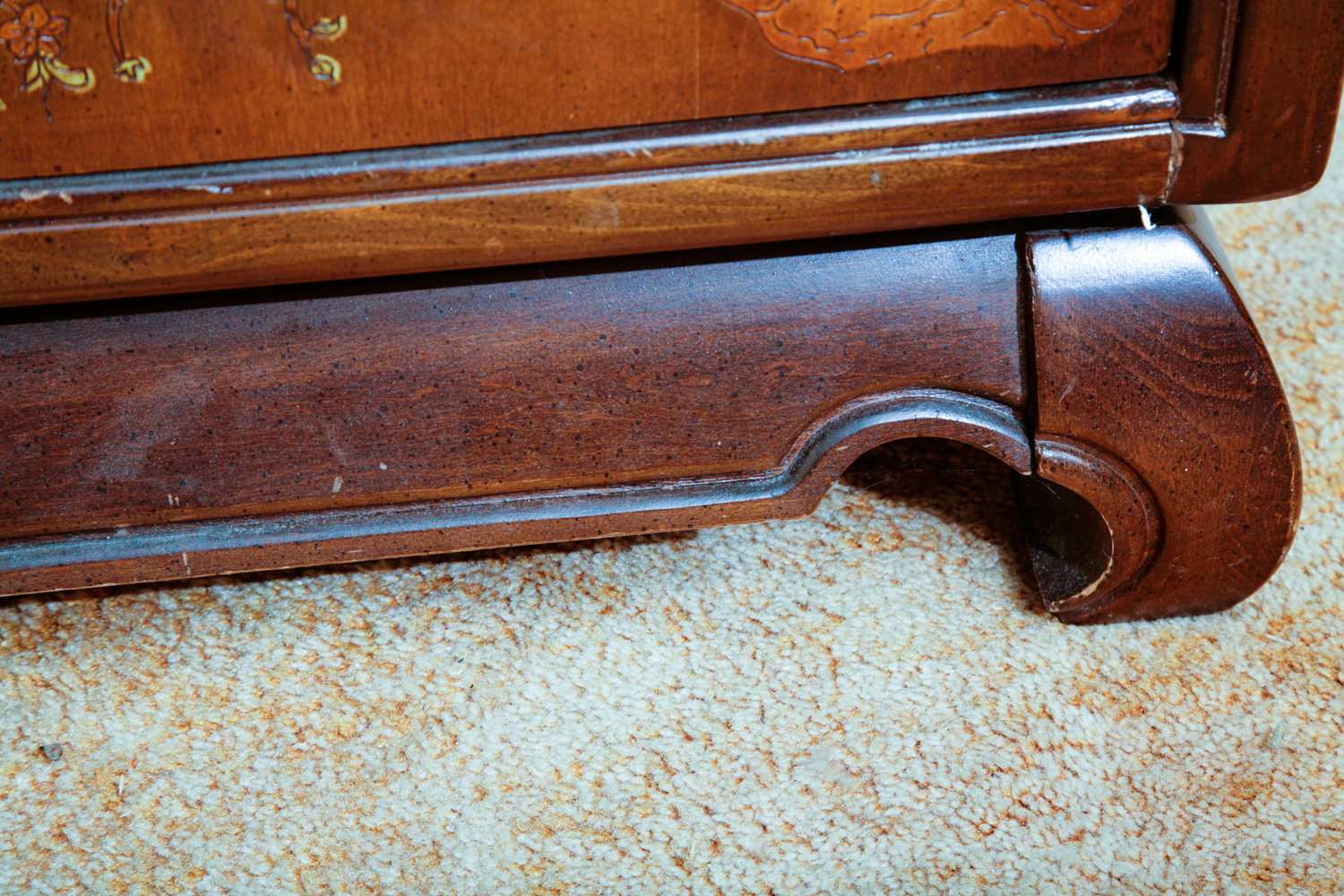 East Asian Style Inlaid Console Table