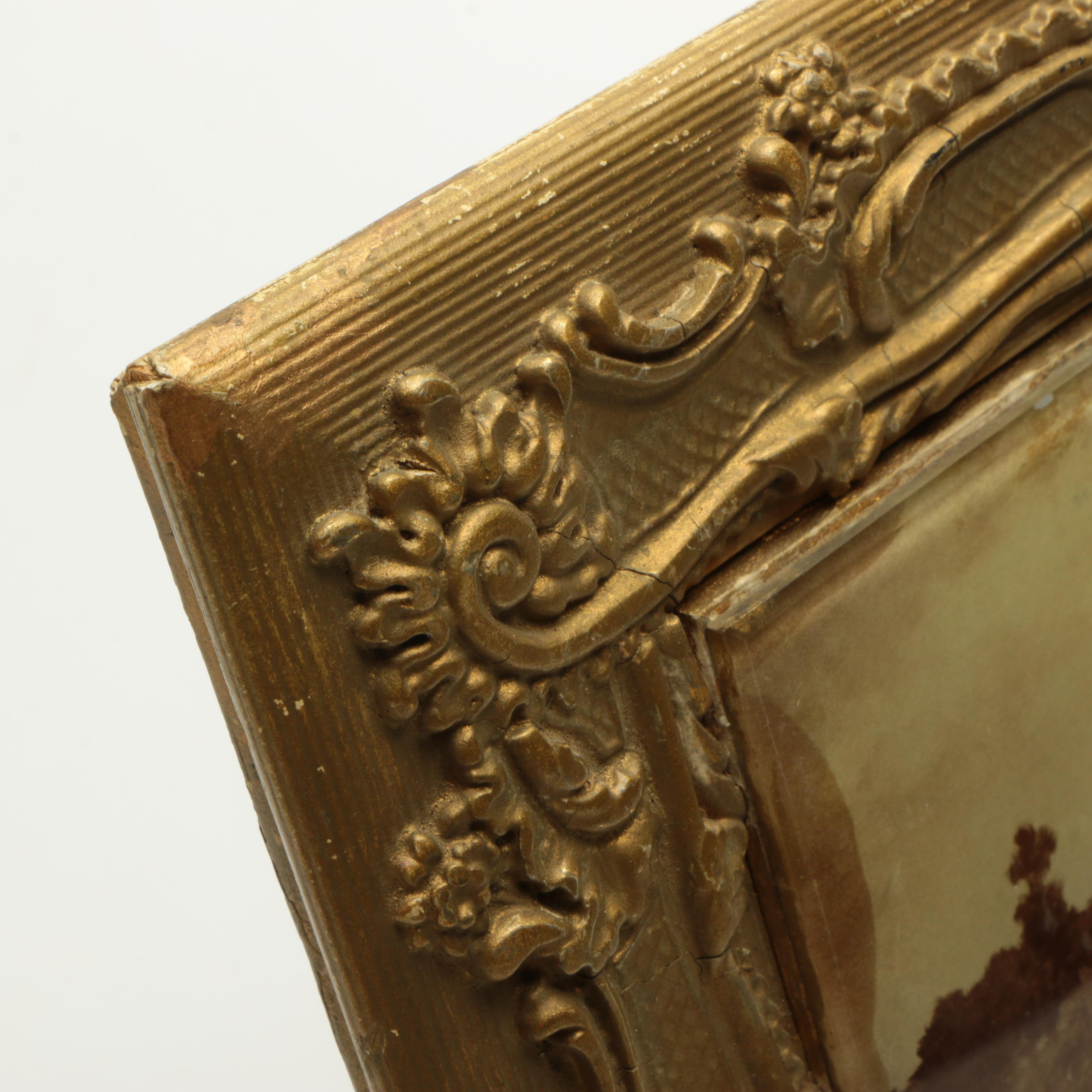 After Édouard Debat-Ponsan Albumen Print "A Rest Along the Way"