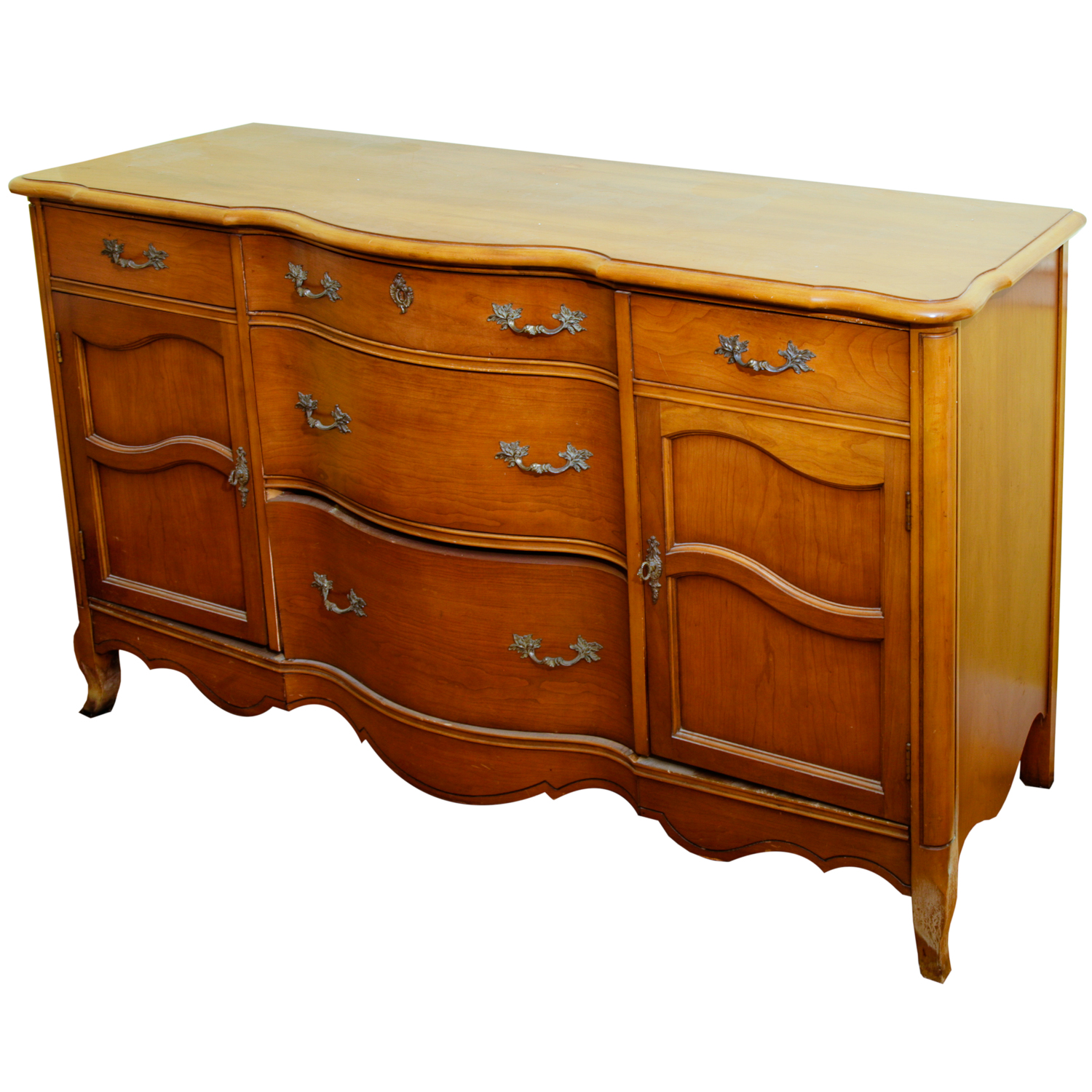 Louis XV Style Serpentine Sideboard by Paine