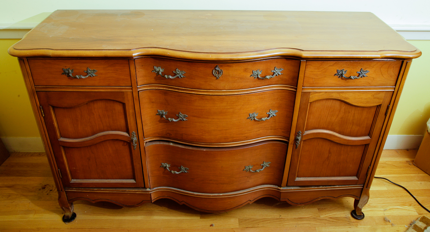 Louis XV Style Serpentine Sideboard by Paine