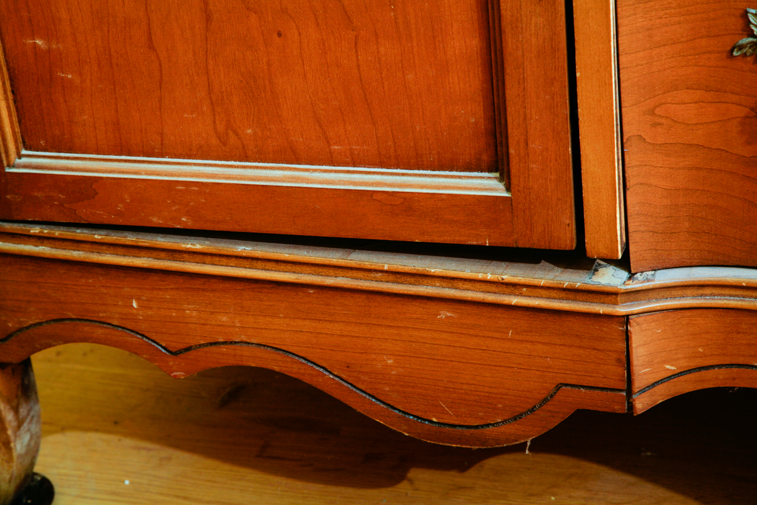 Louis XV Style Serpentine Sideboard by Paine