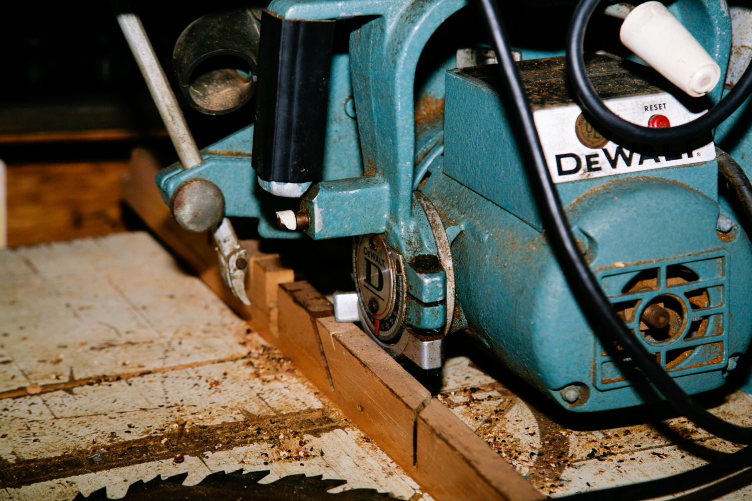 Vintage DeWalt Radial Arm Saw Table