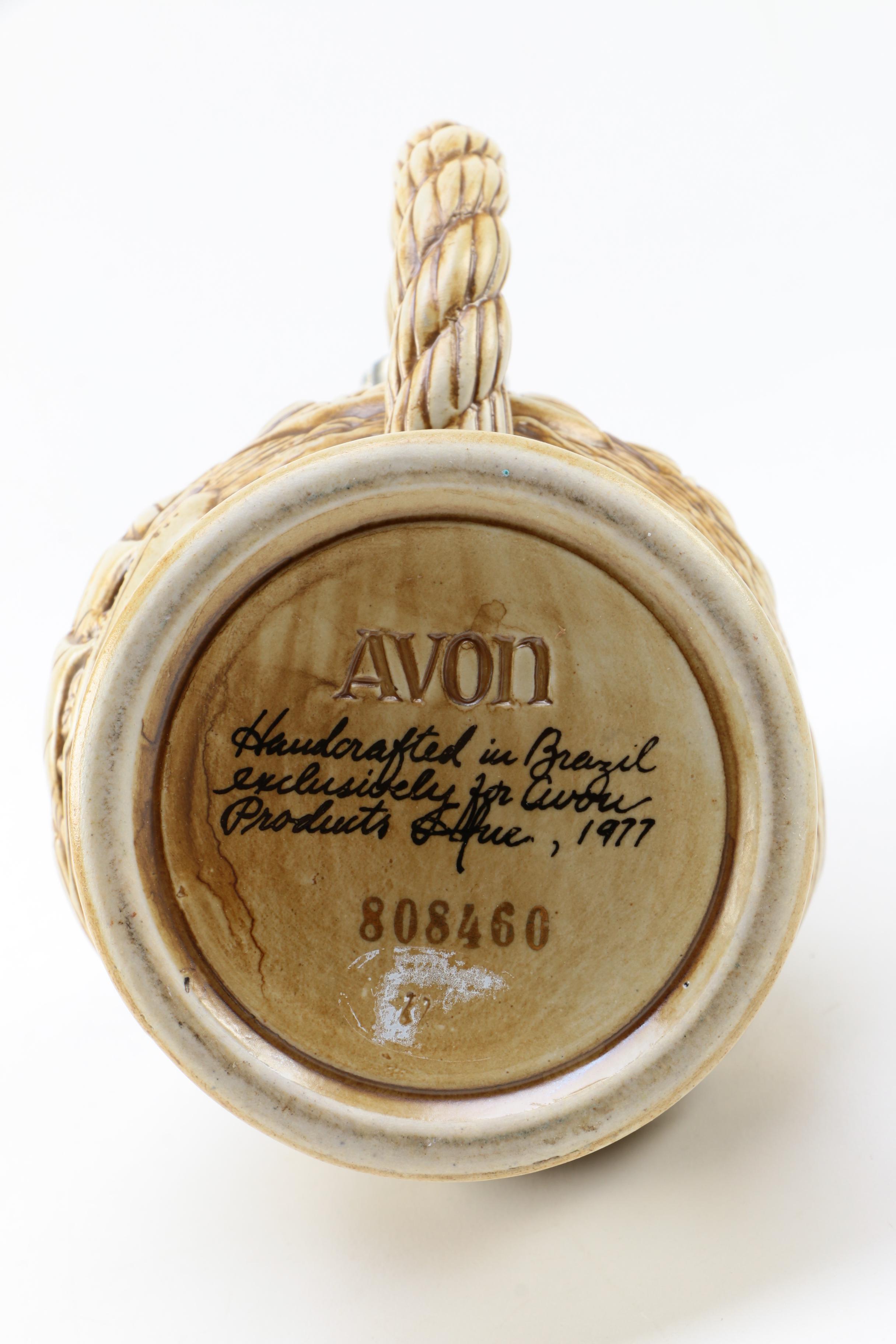 Avon Ceramic Beer Stein