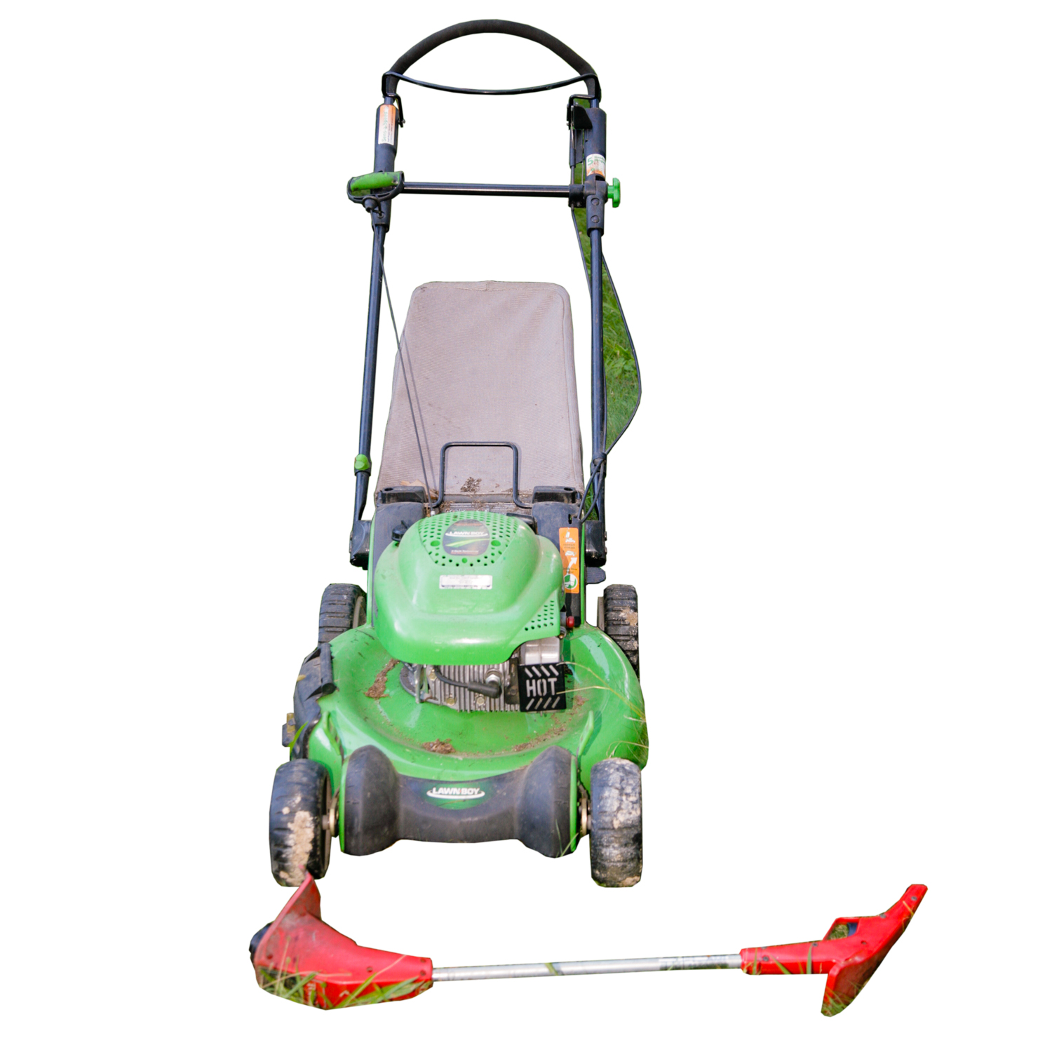 LawnBoy Lawnmower and Toro Home Duty Trimmer/Weeder