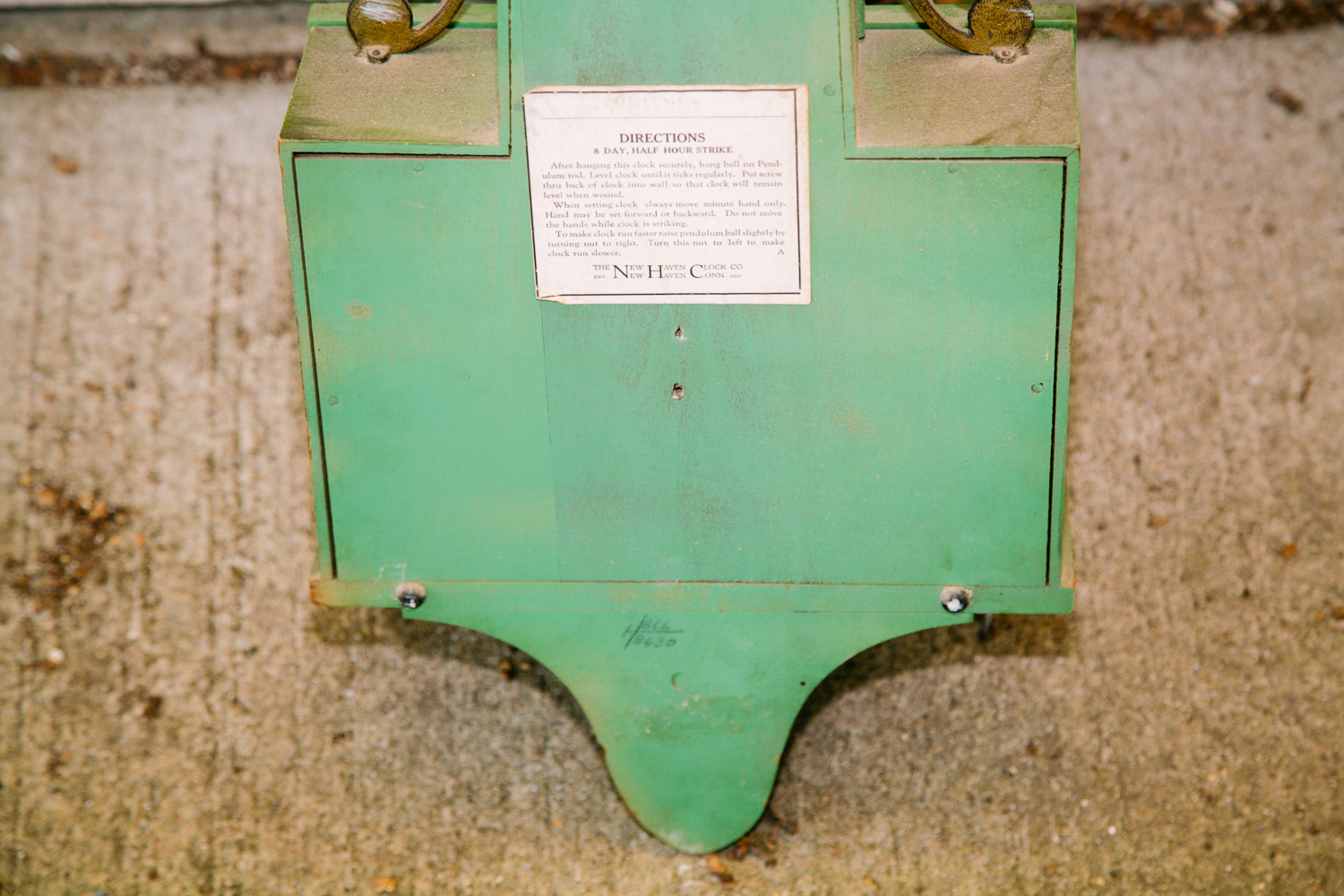 Vintage New Haven Clock Co. Gilbert Banjo Wall Clock