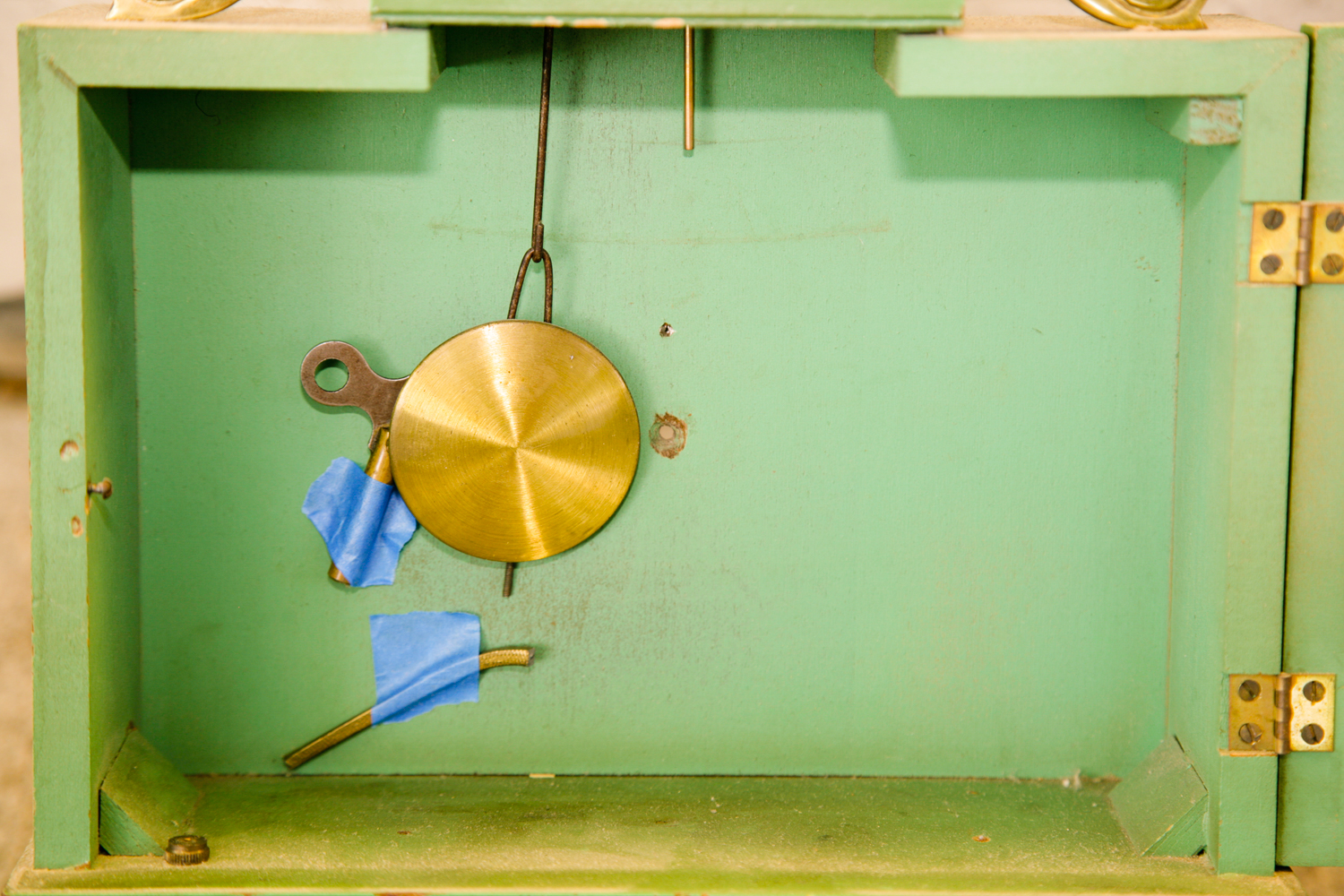 Vintage New Haven Clock Co. Gilbert Banjo Wall Clock