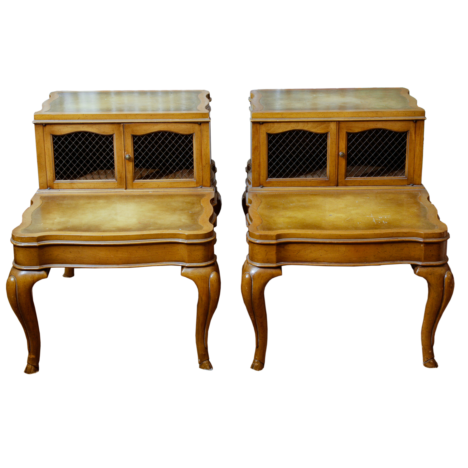 Vintage Louis XV Style Step-back End Tables by Weiman