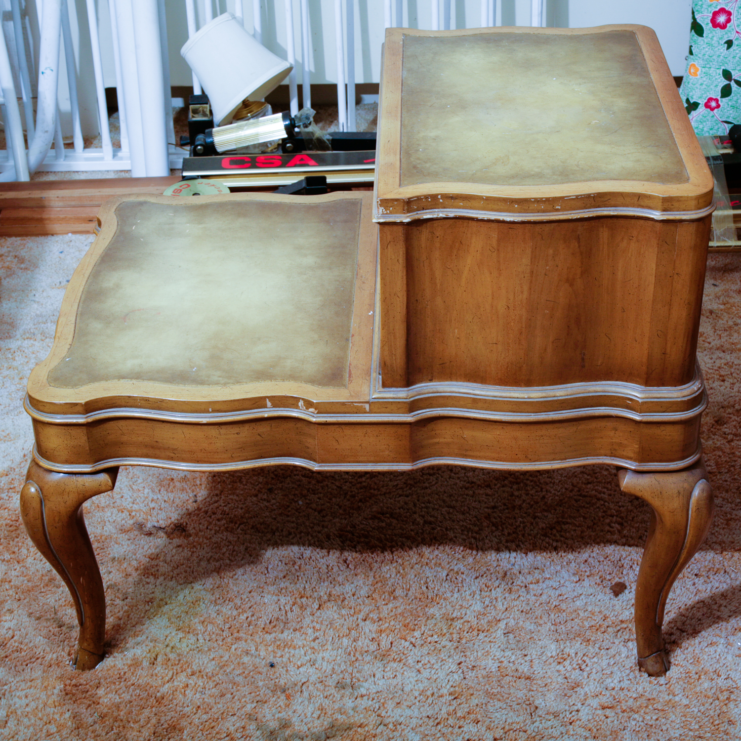 Vintage Louis XV Style Step-back End Tables by Weiman
