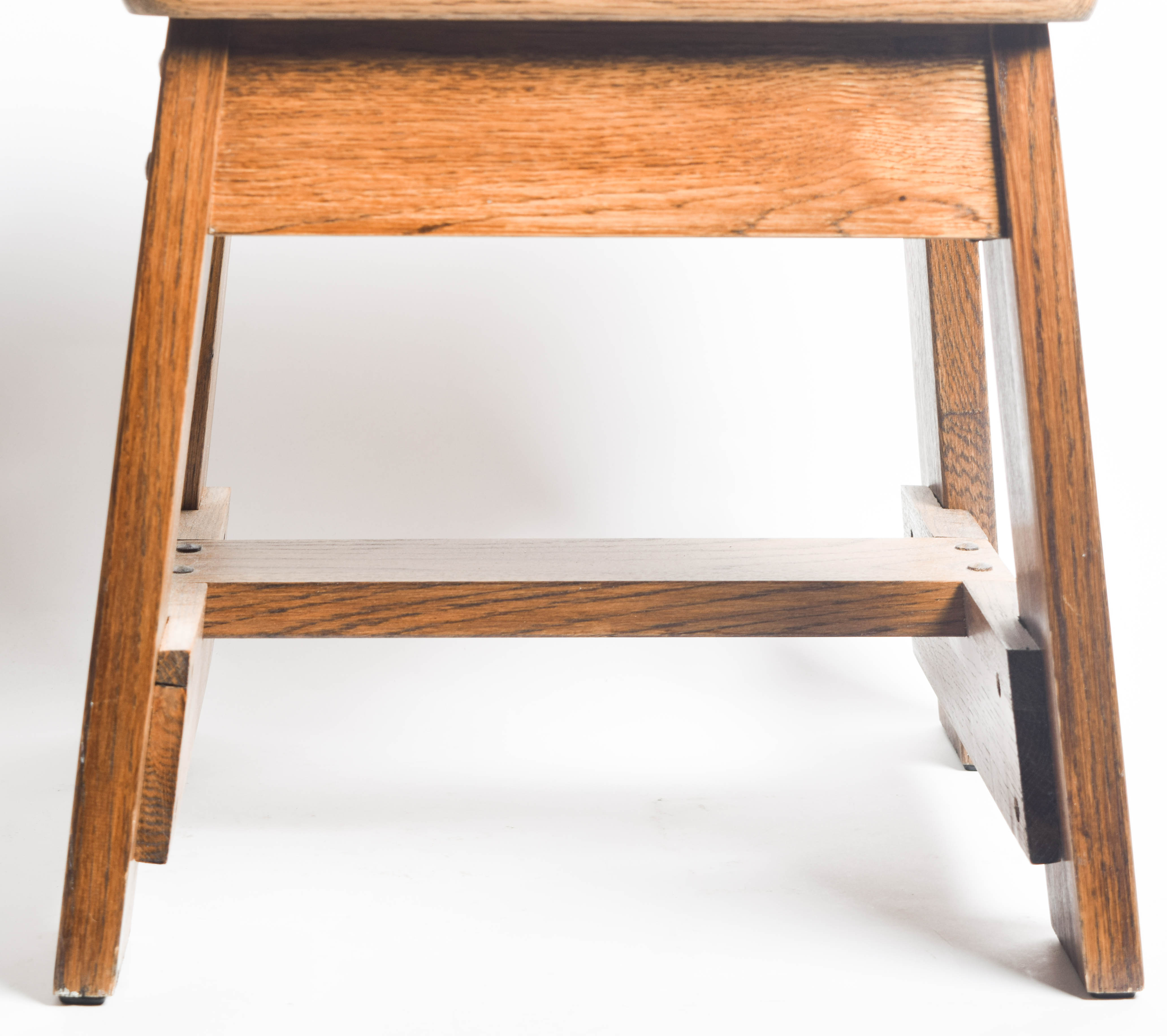 Vintage Oak Footstool