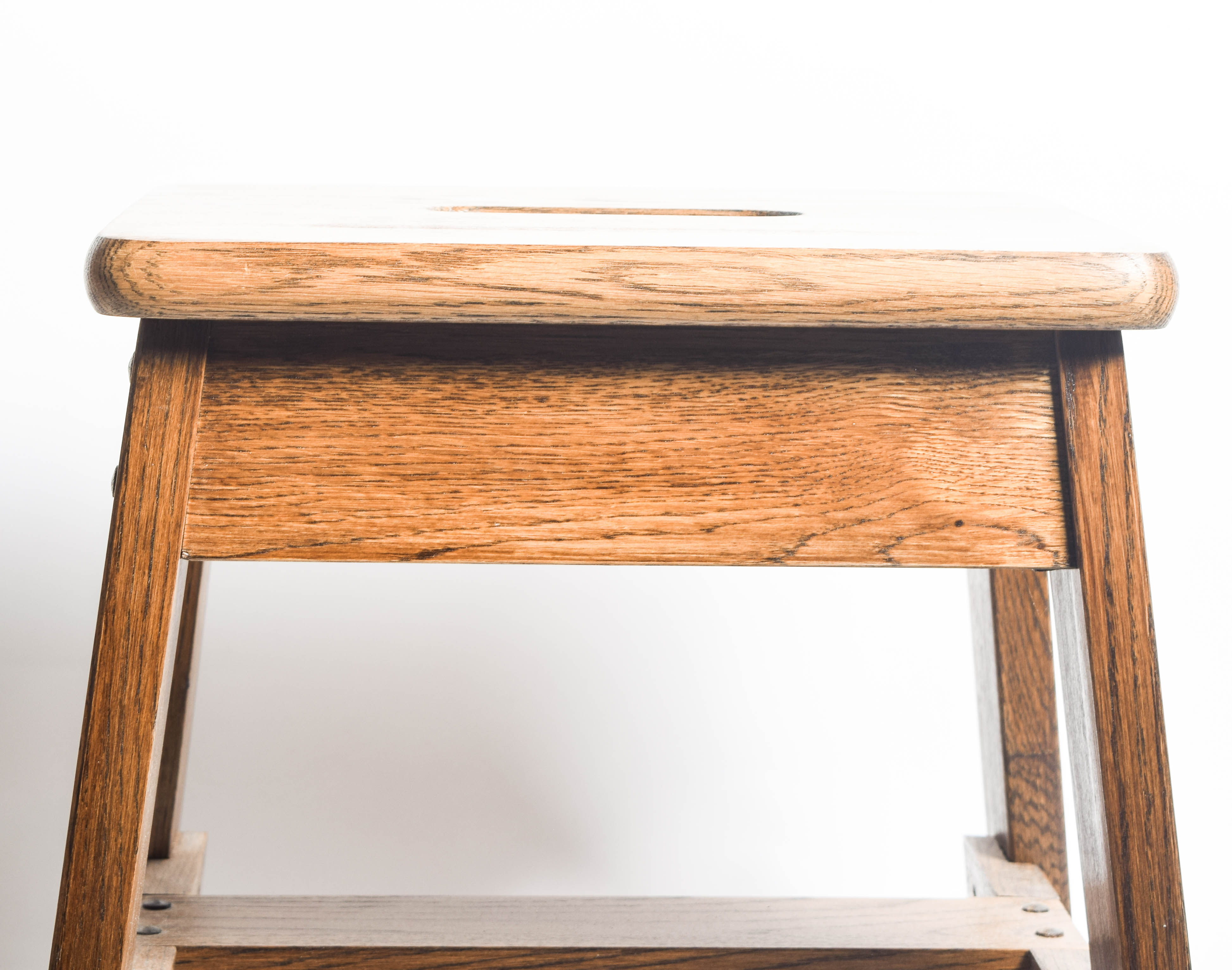 Vintage Oak Footstool