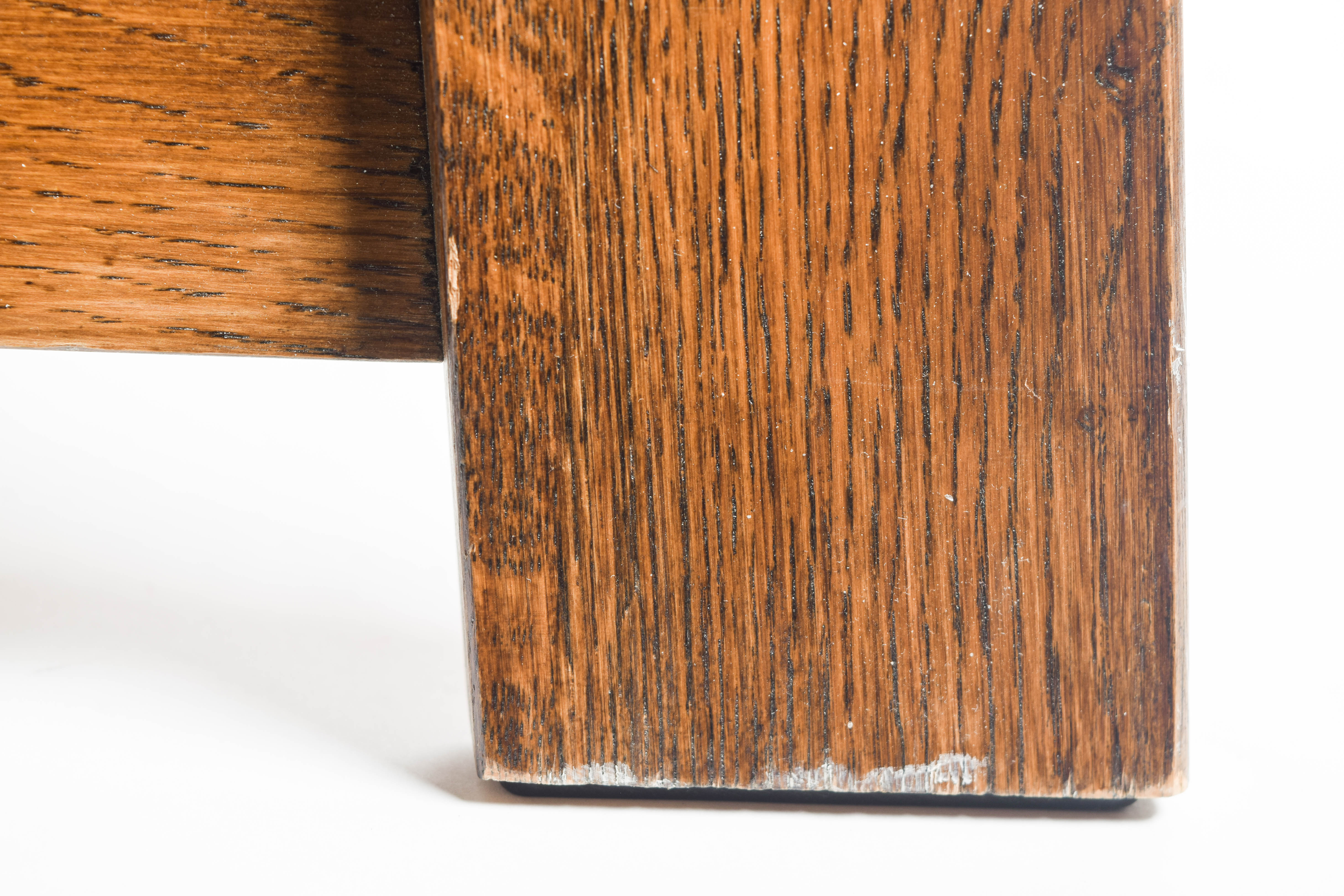 Vintage Oak Footstool