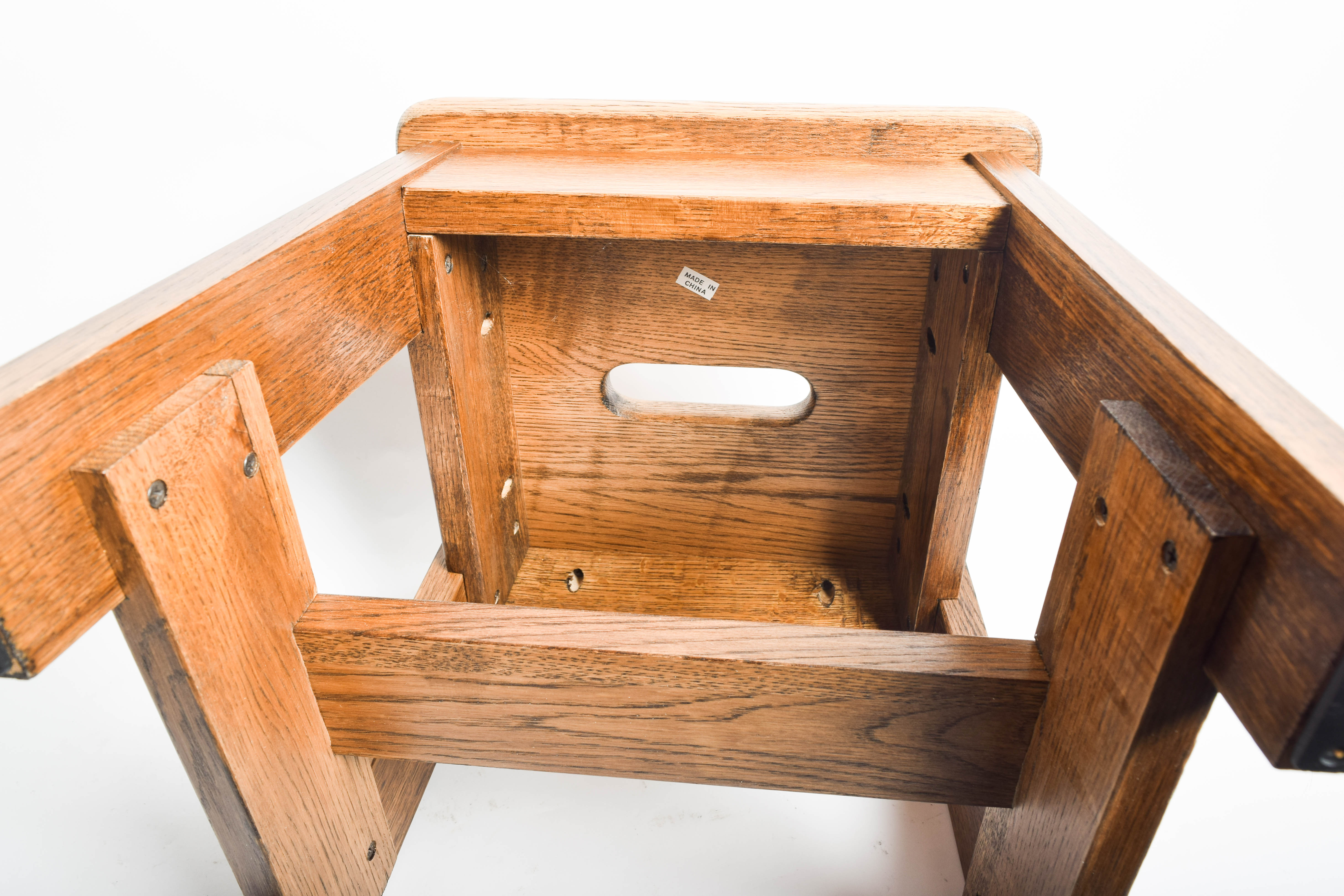 Vintage Oak Footstool