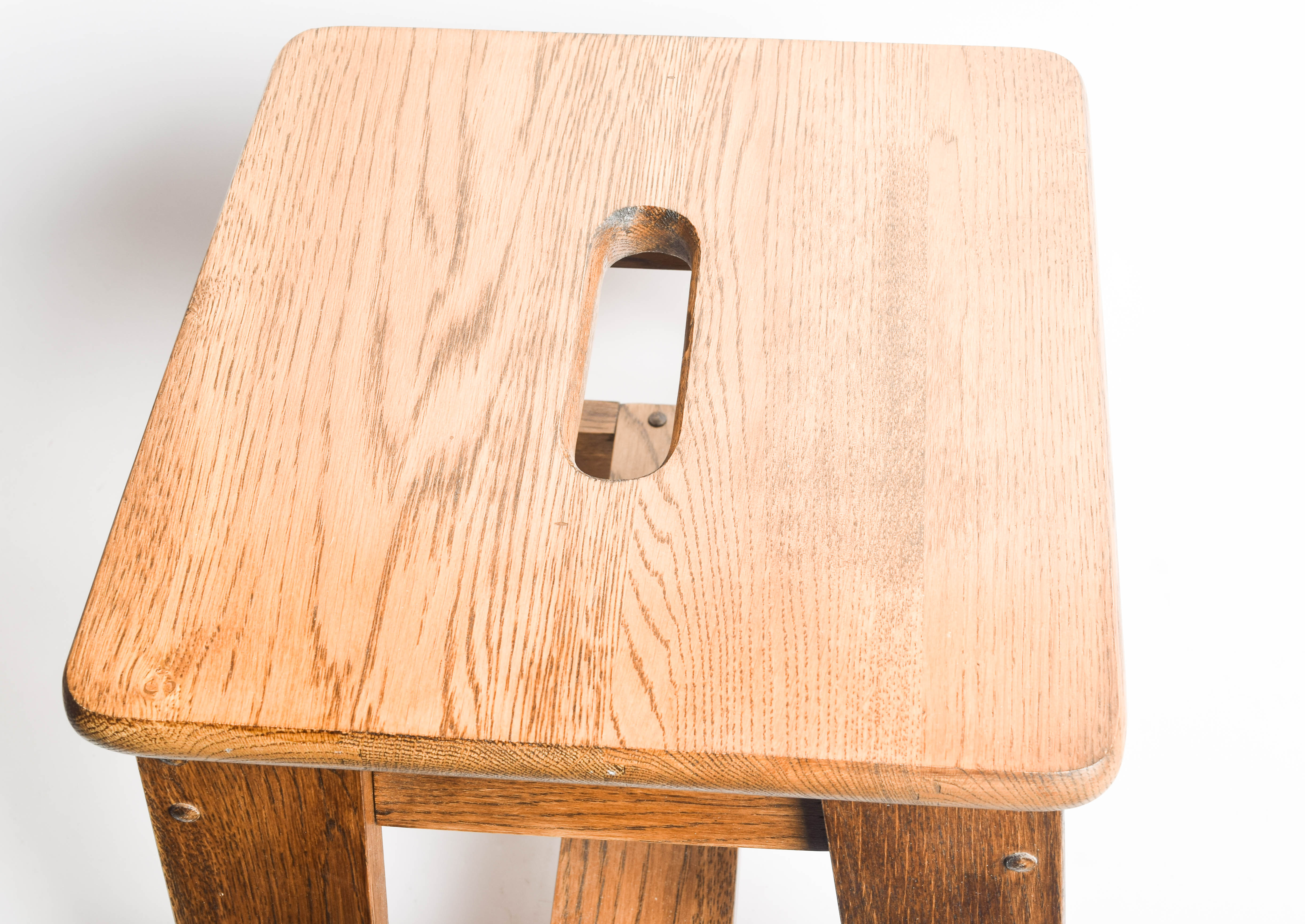 Vintage Oak Footstool