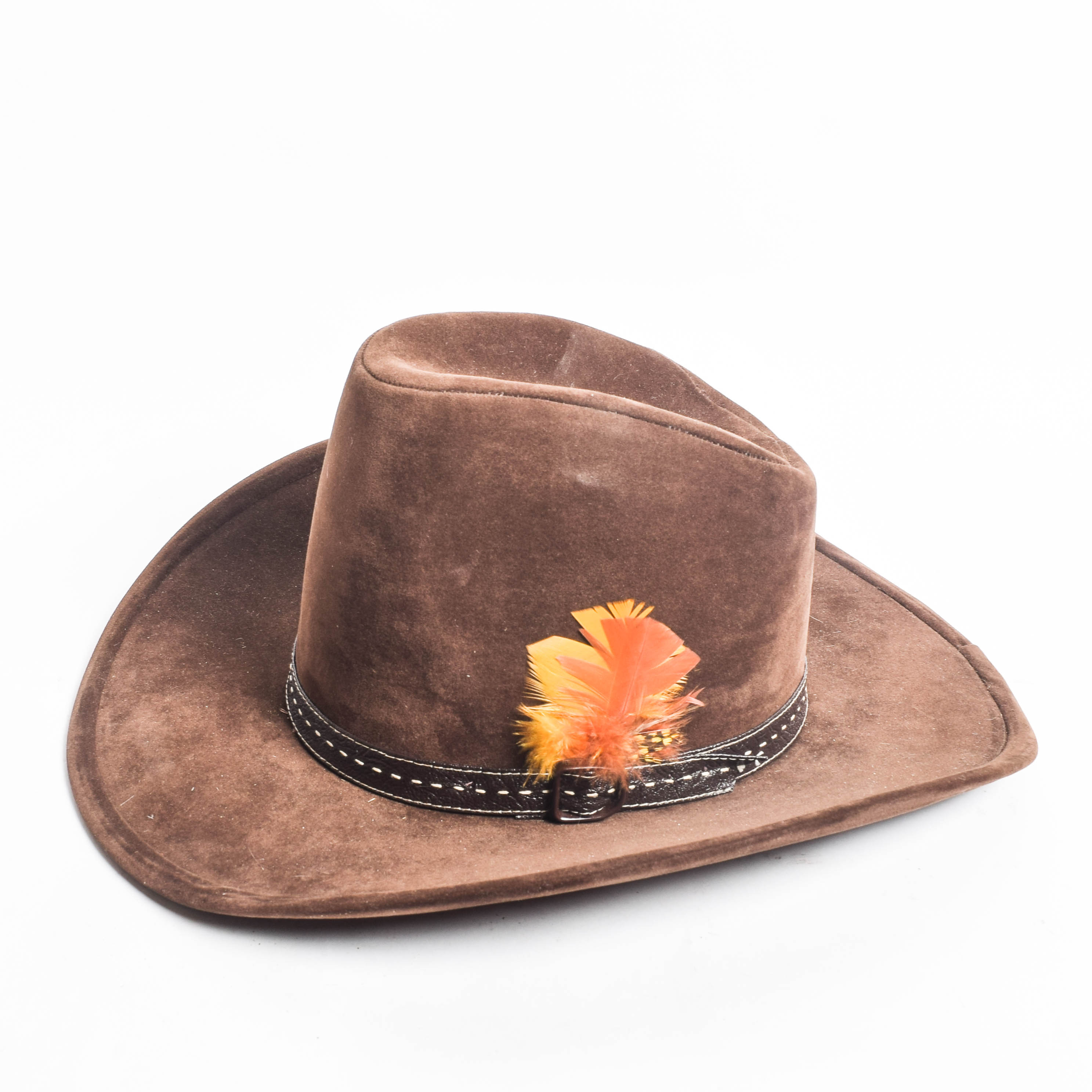 Vintage Bailey Western Style Brown Suede Hat