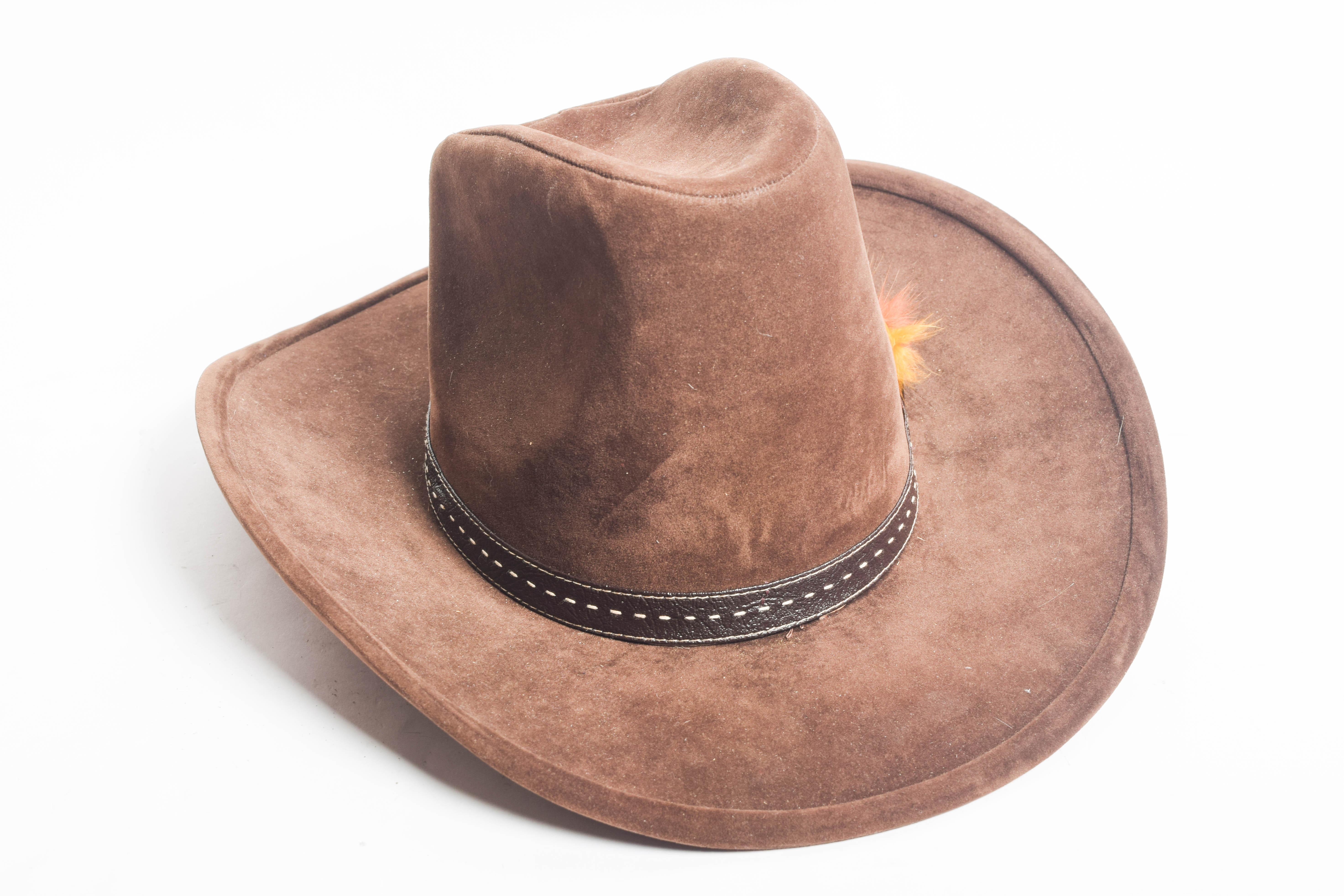 Vintage Bailey Western Style Brown Suede Hat