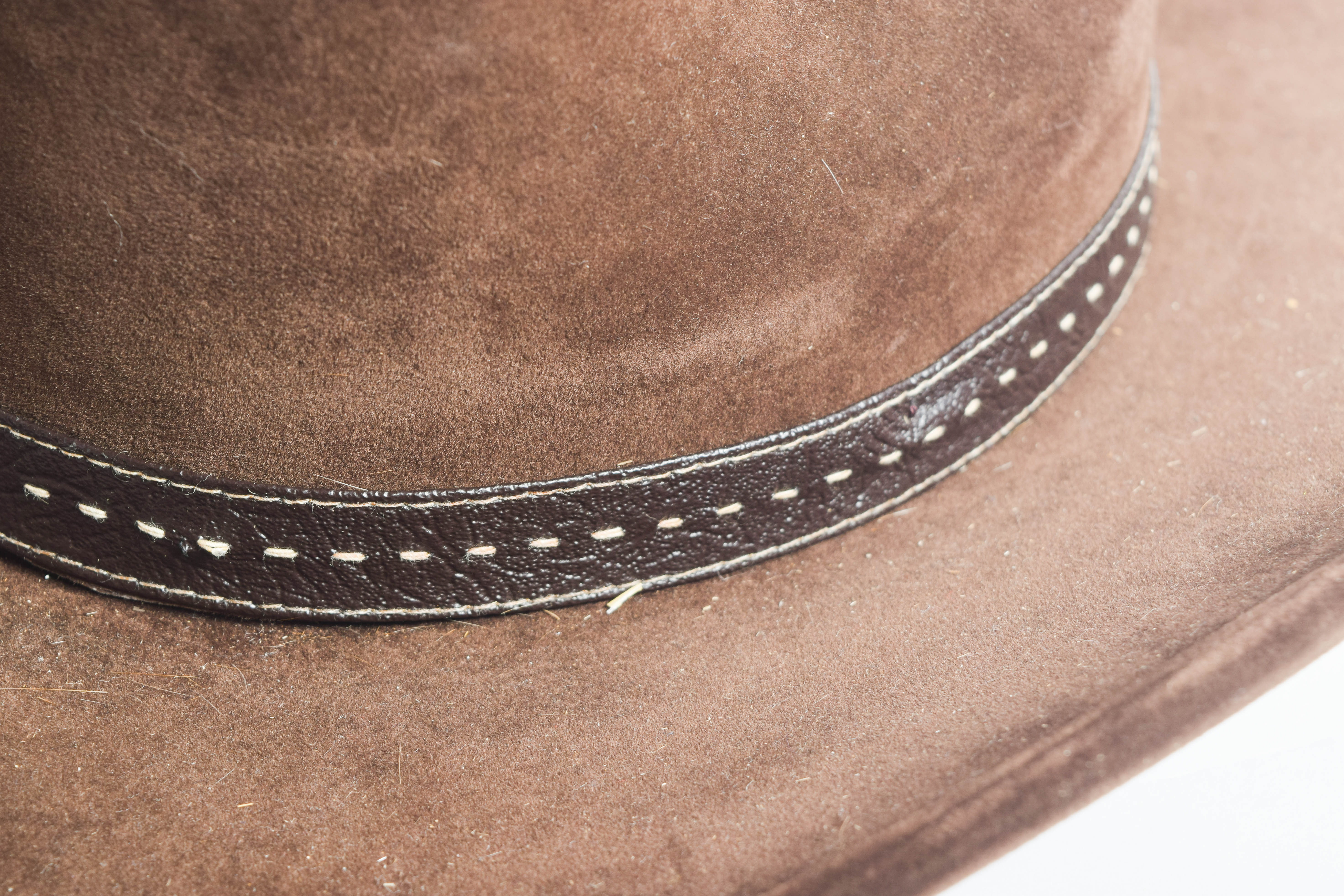 Vintage Bailey Western Style Brown Suede Hat