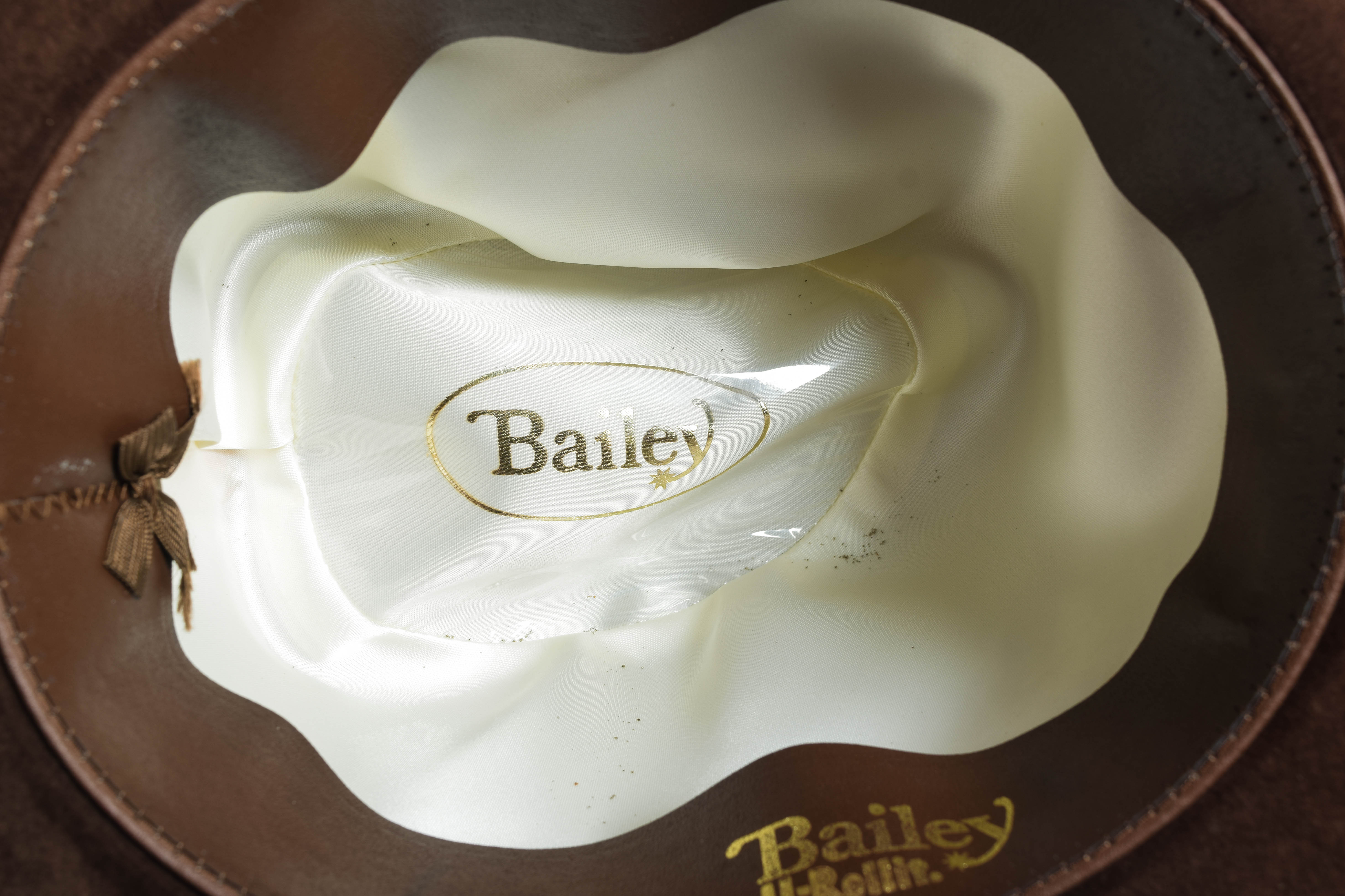 Vintage Bailey Western Style Brown Suede Hat