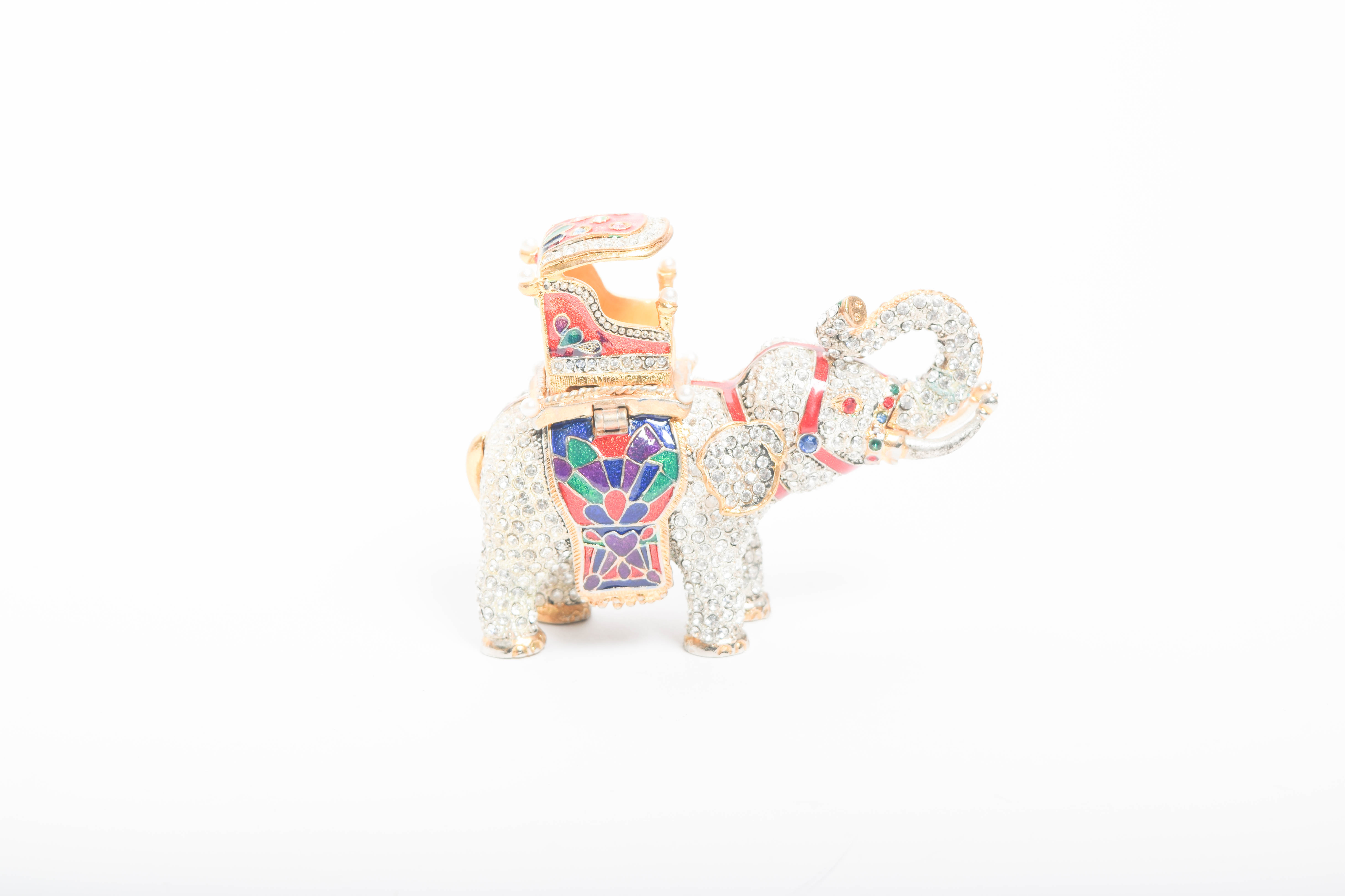 Collection of Michael Hero and Elephant Trinket Boxes