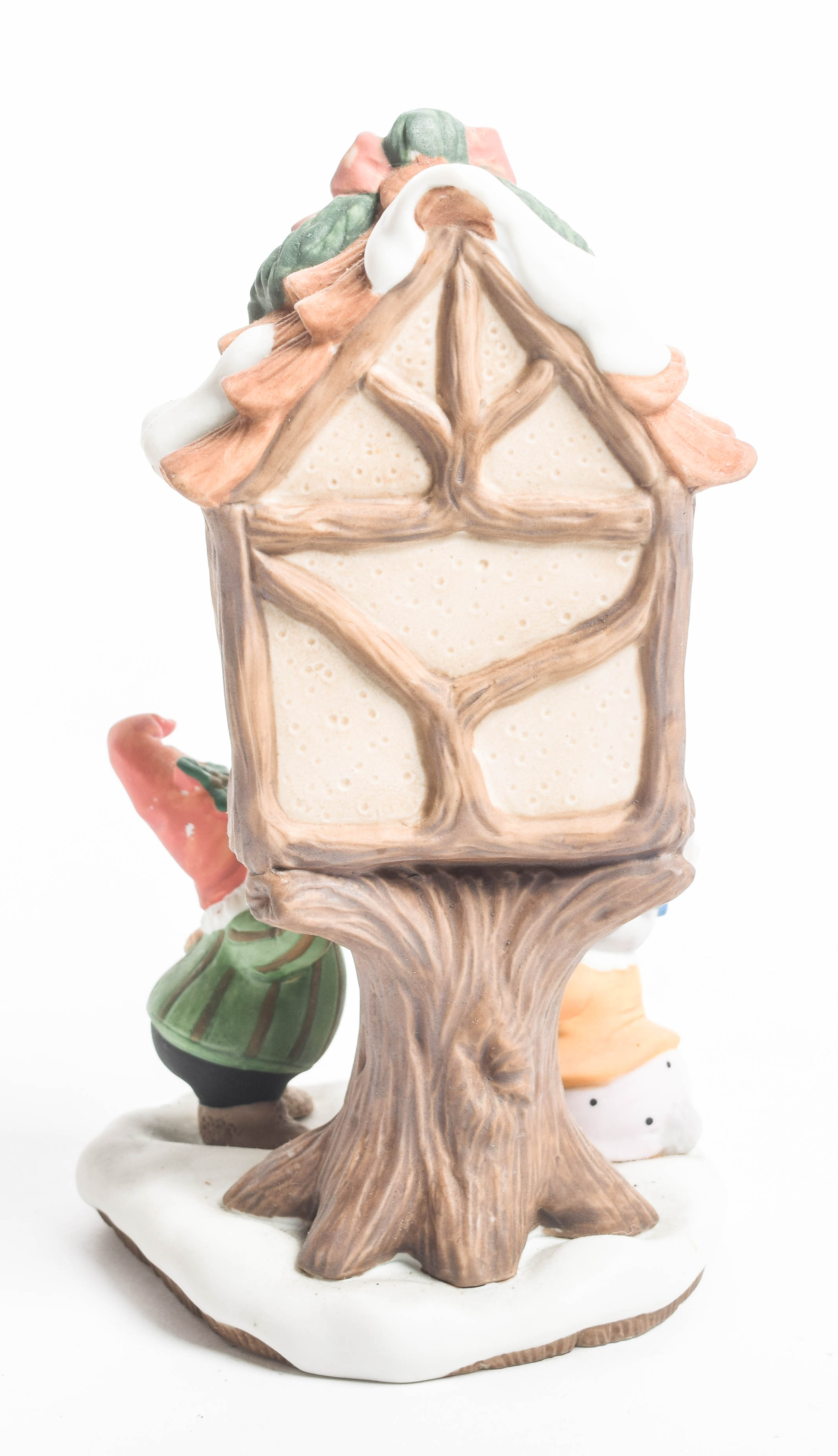 1993 Fitz and Floyd Holiday Hamlet "Village Square Clock"