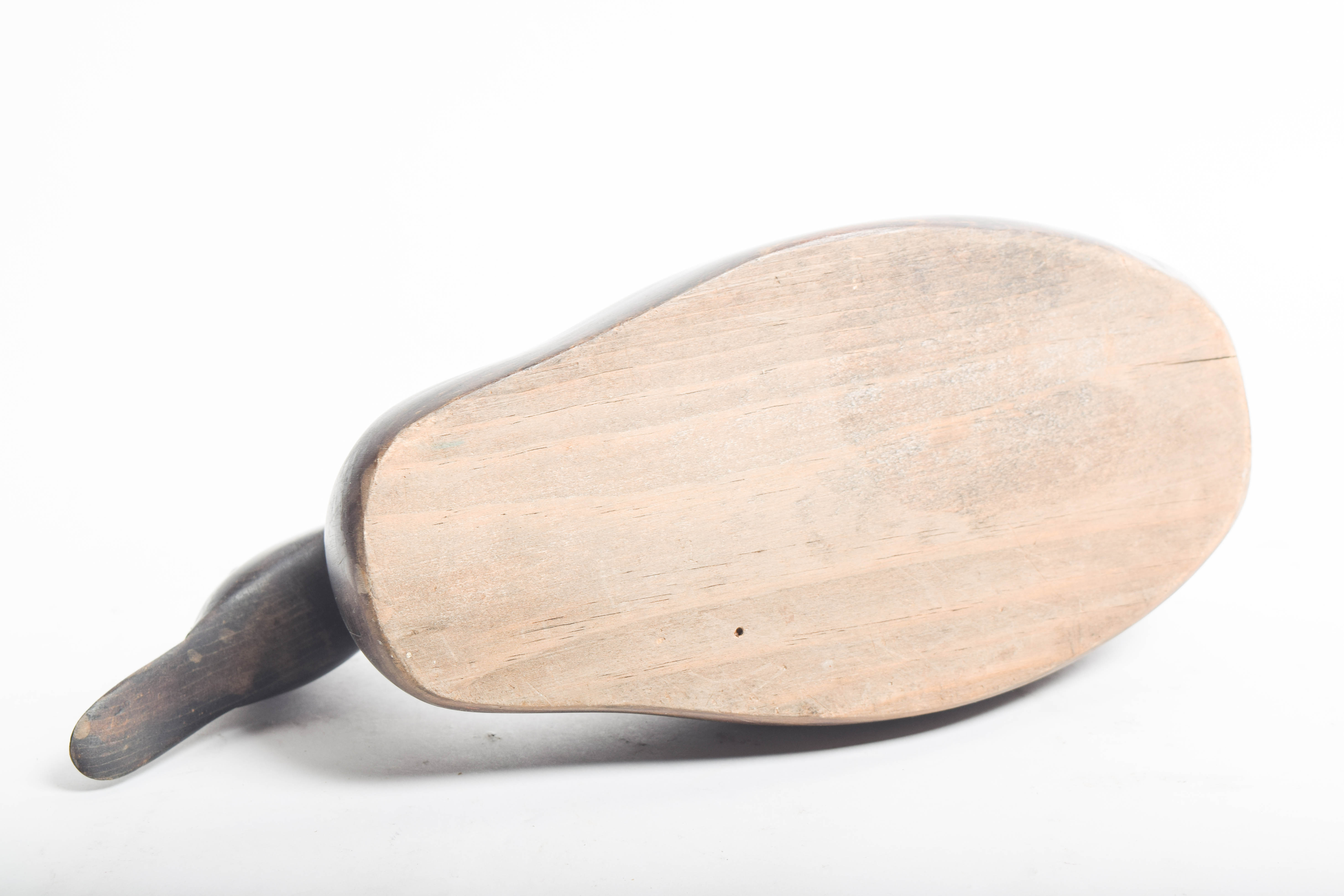 Duck Phone with Wooden Decoys and Brass Tray