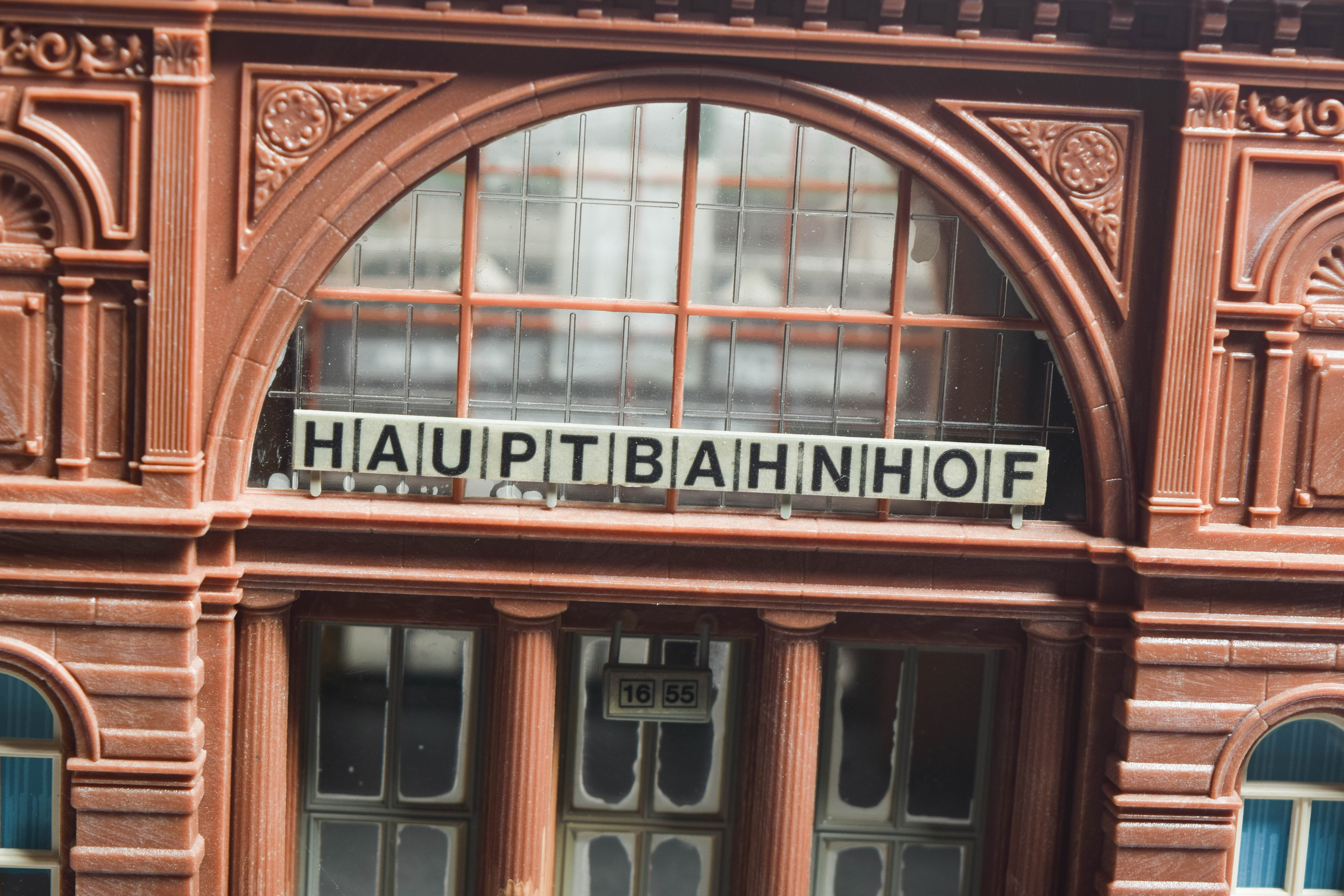 German Train Station Model