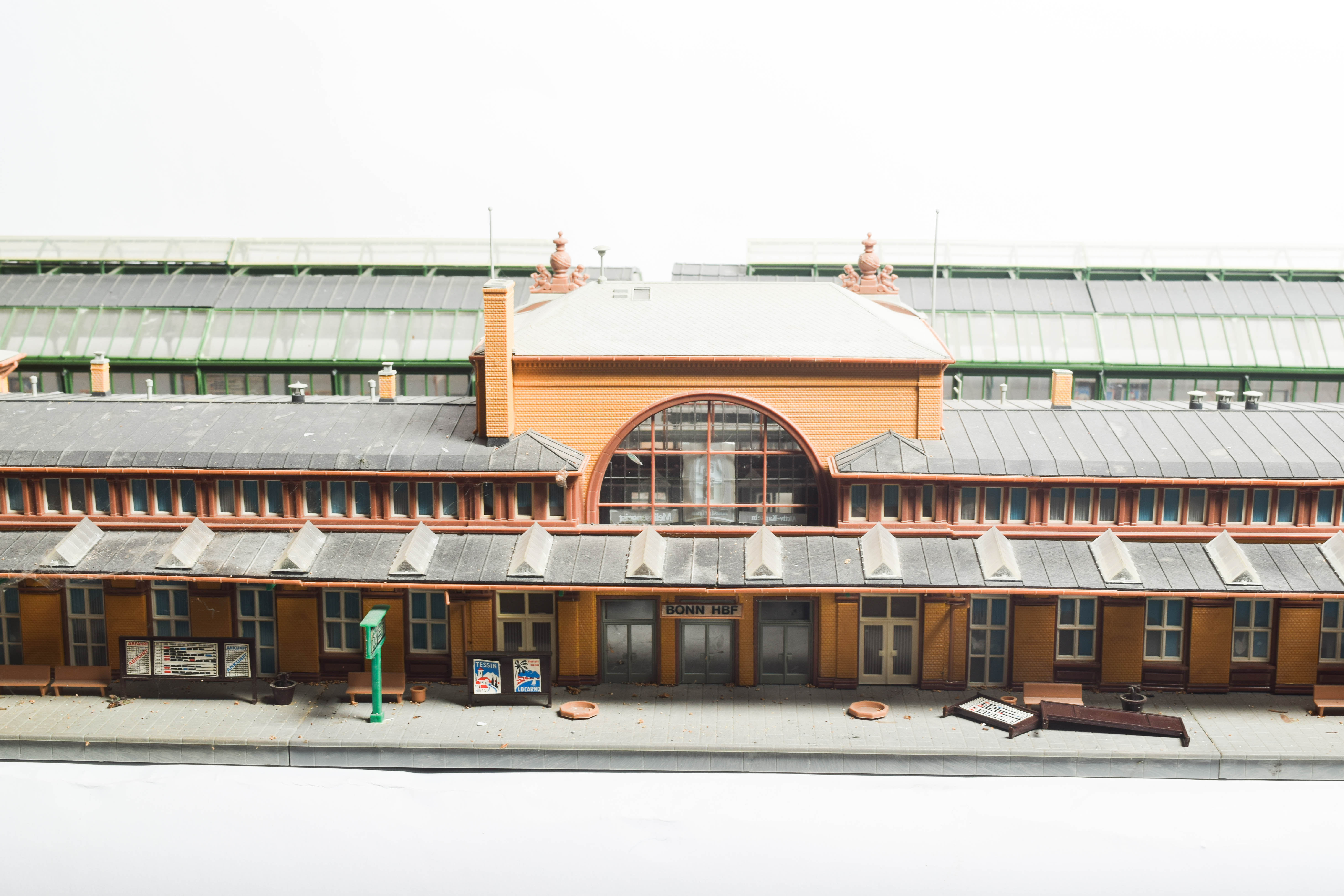 German Train Station Model