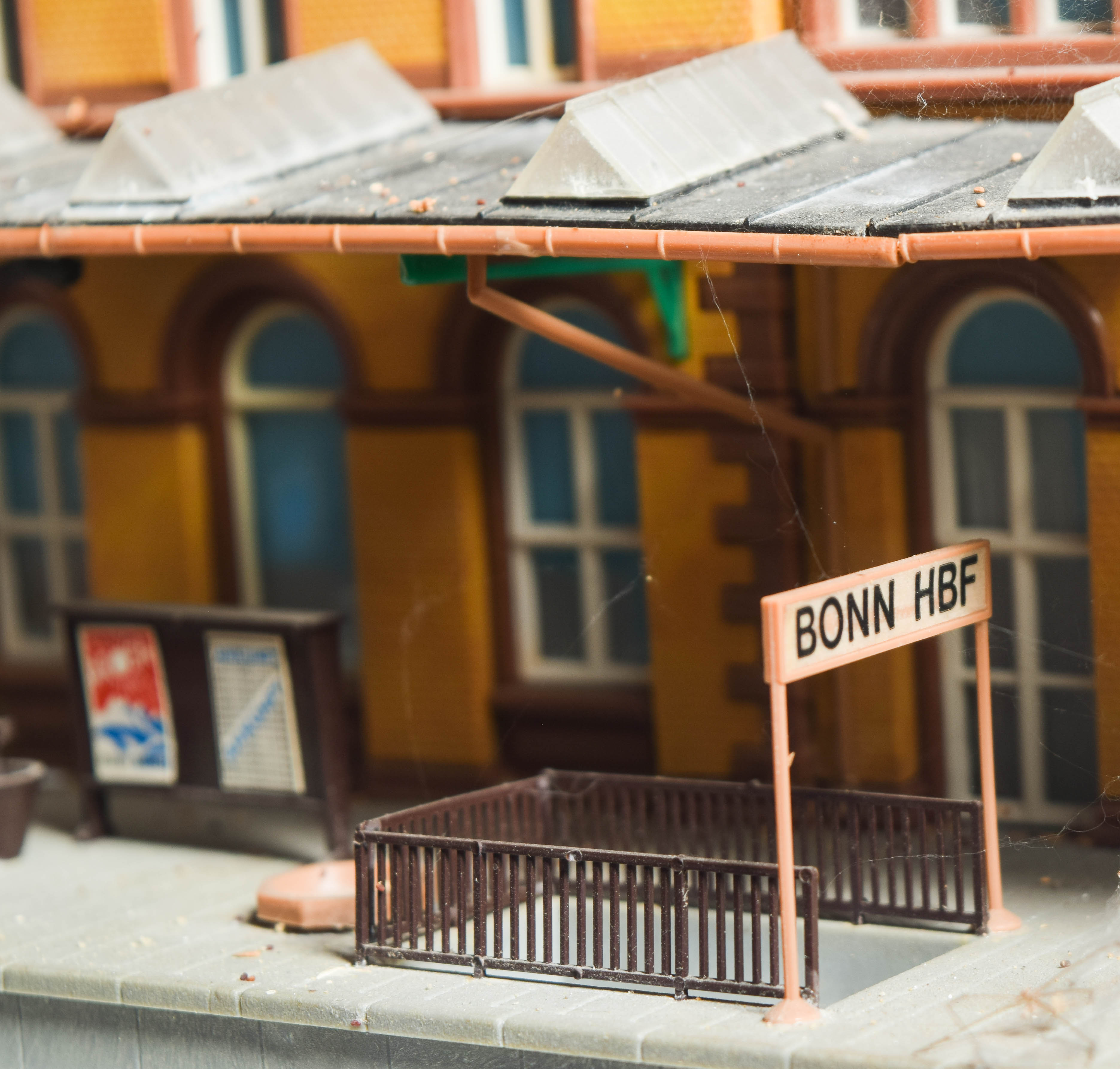 German Train Station Model