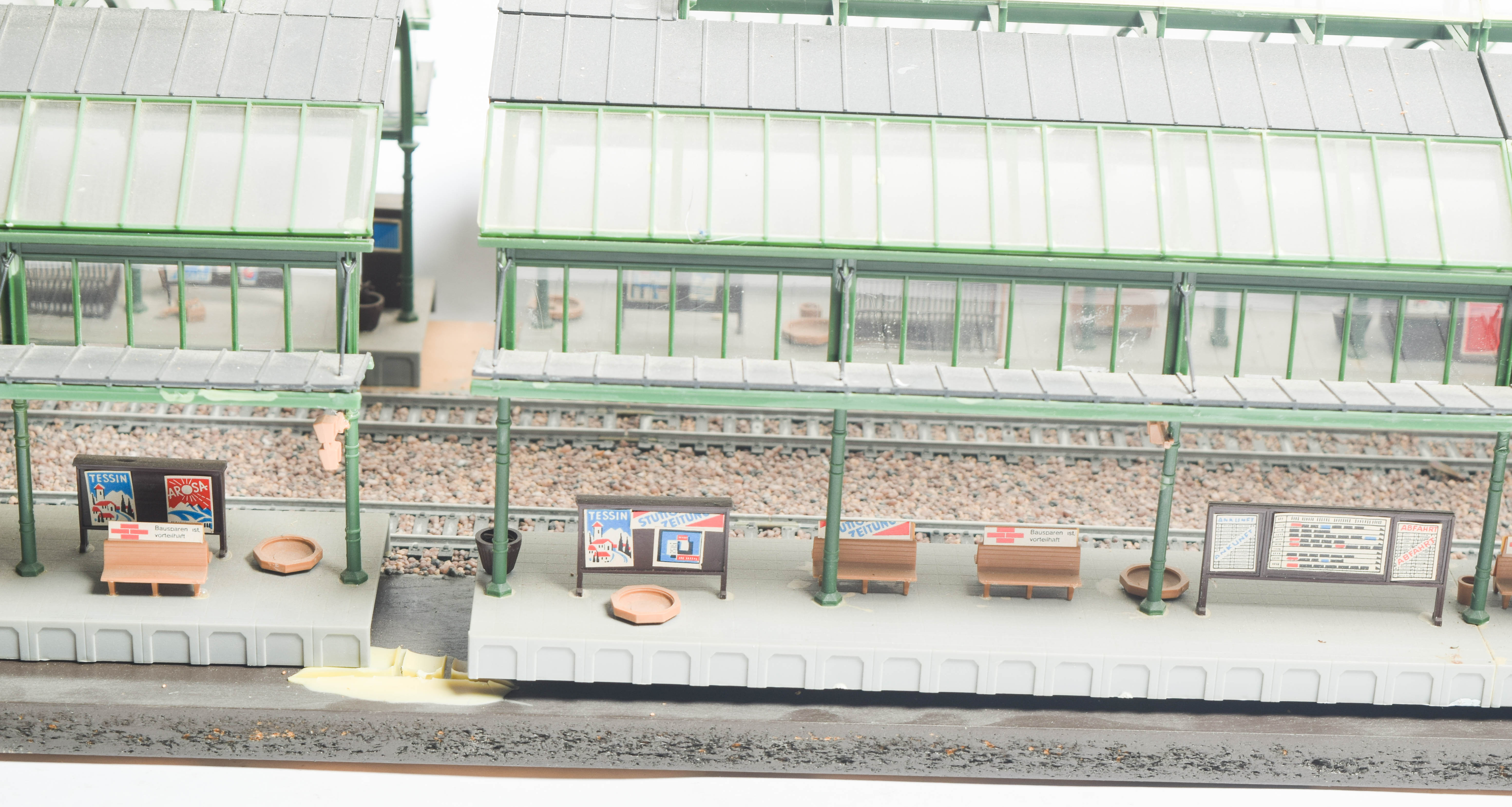 German Train Station Model