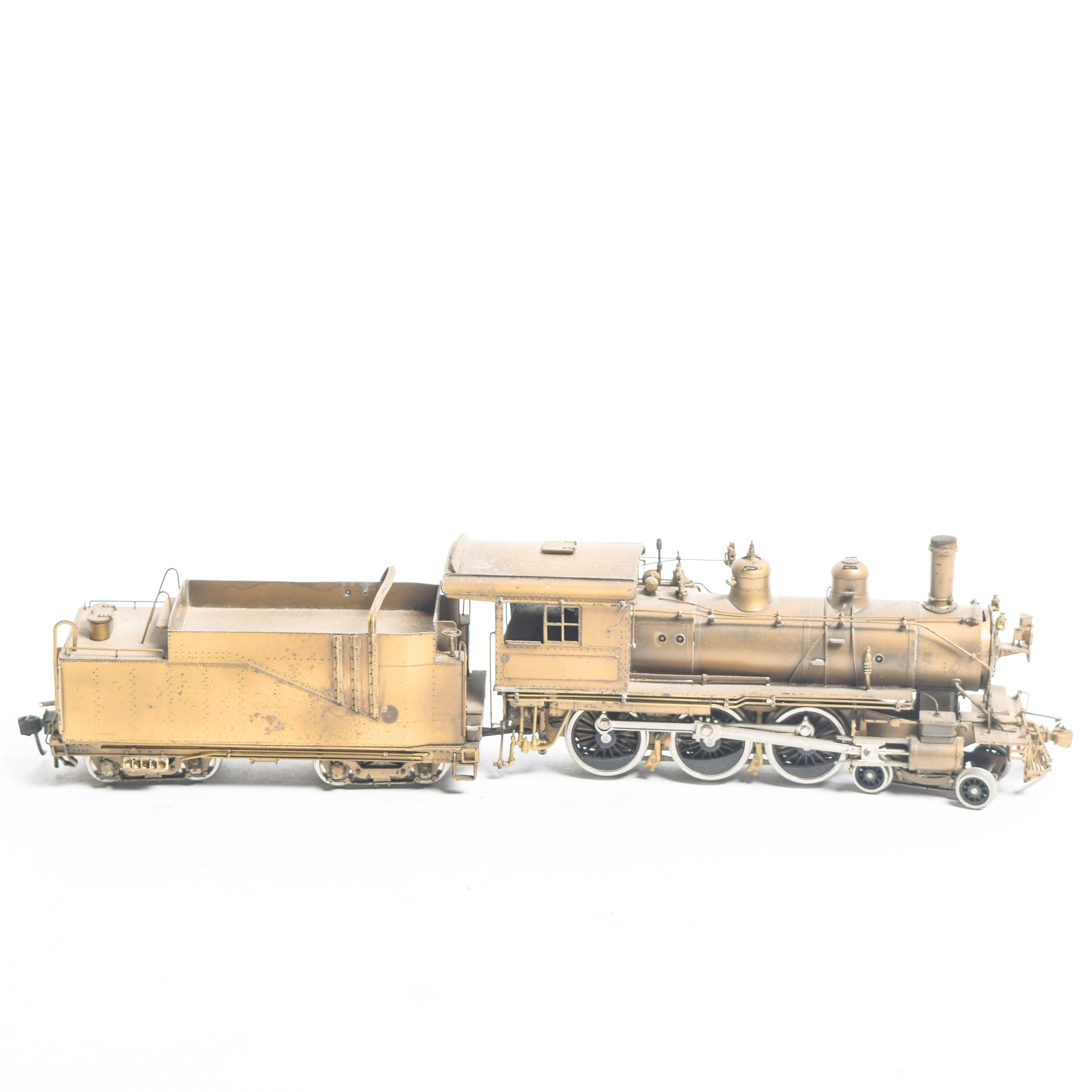 Vintage Brass 4-6-0 HO Scale Steam Engine by United Tokyo Japan