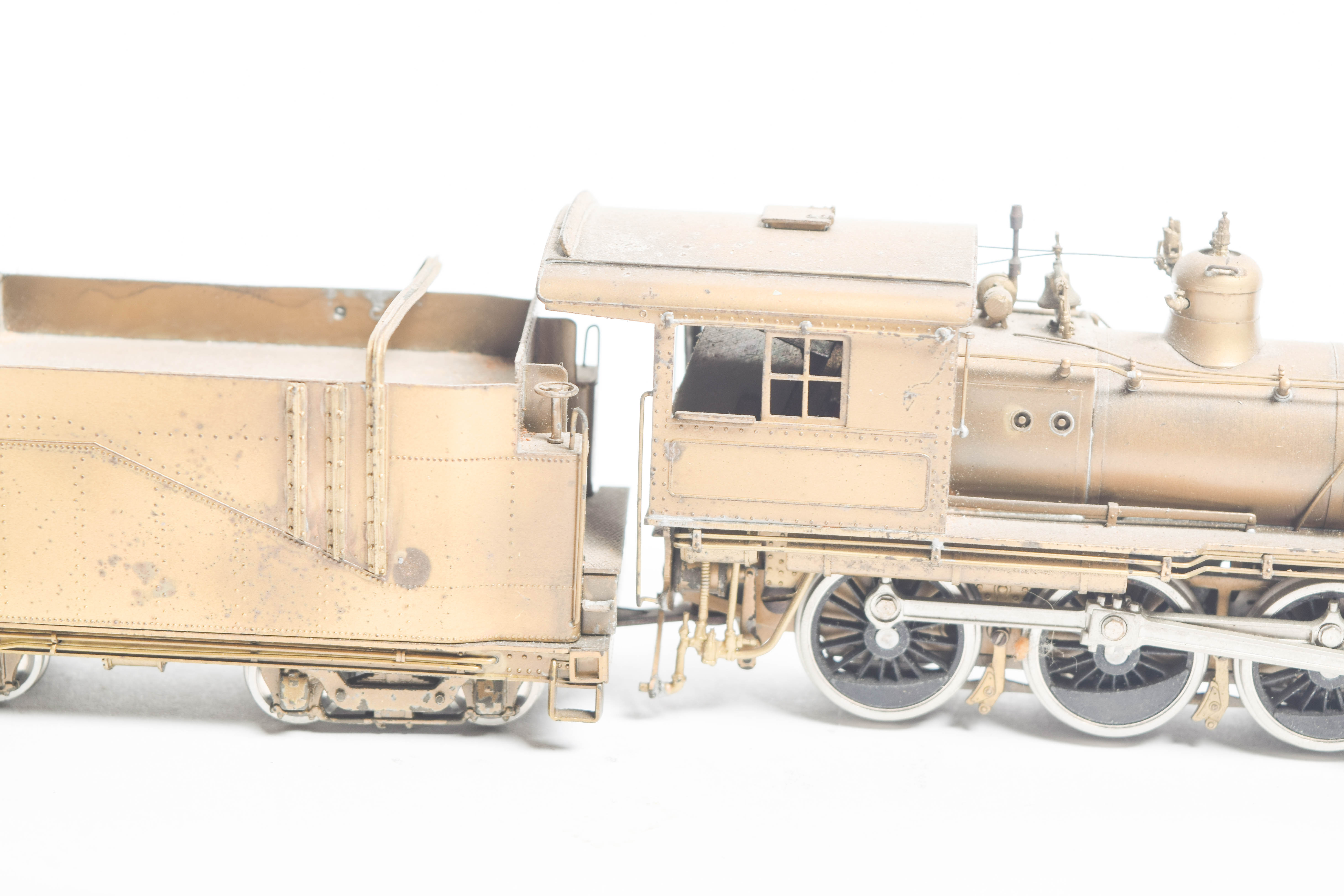Vintage Brass 4-6-0 HO Scale Steam Engine by United Tokyo Japan