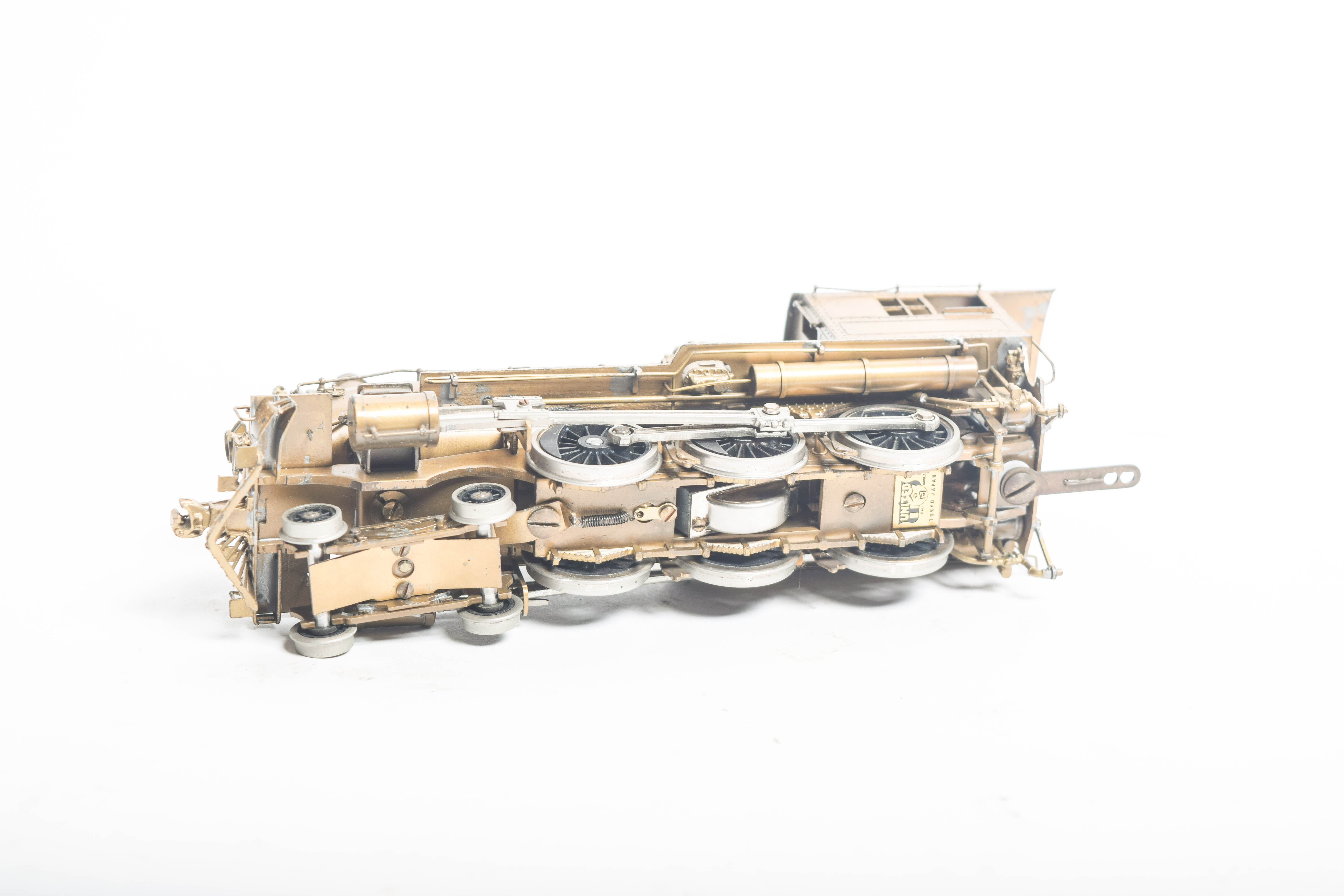 Vintage Brass 4-6-0 HO Scale Steam Engine by United Tokyo Japan