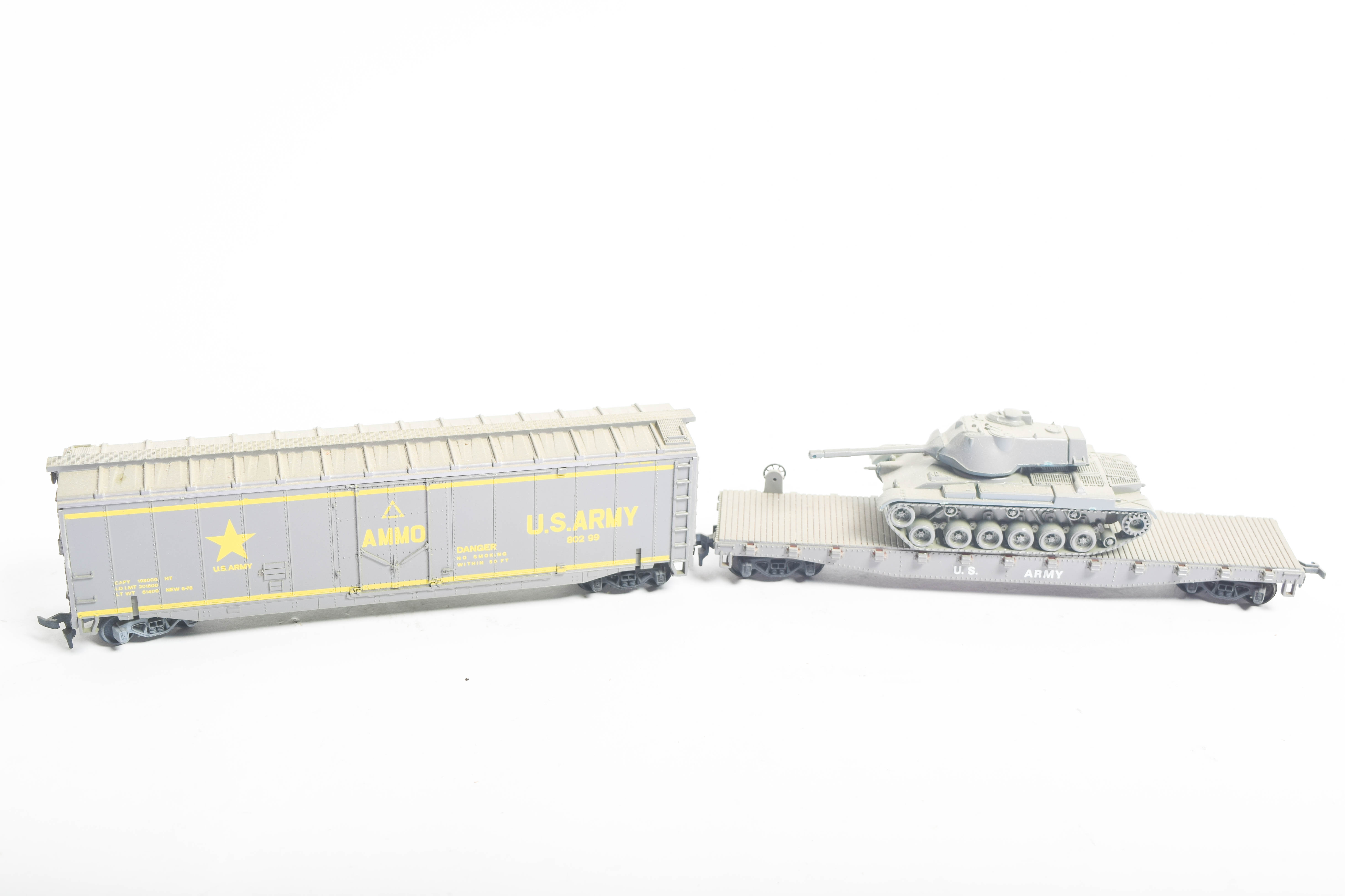 Collection of Military Cargo Transport Train Sets