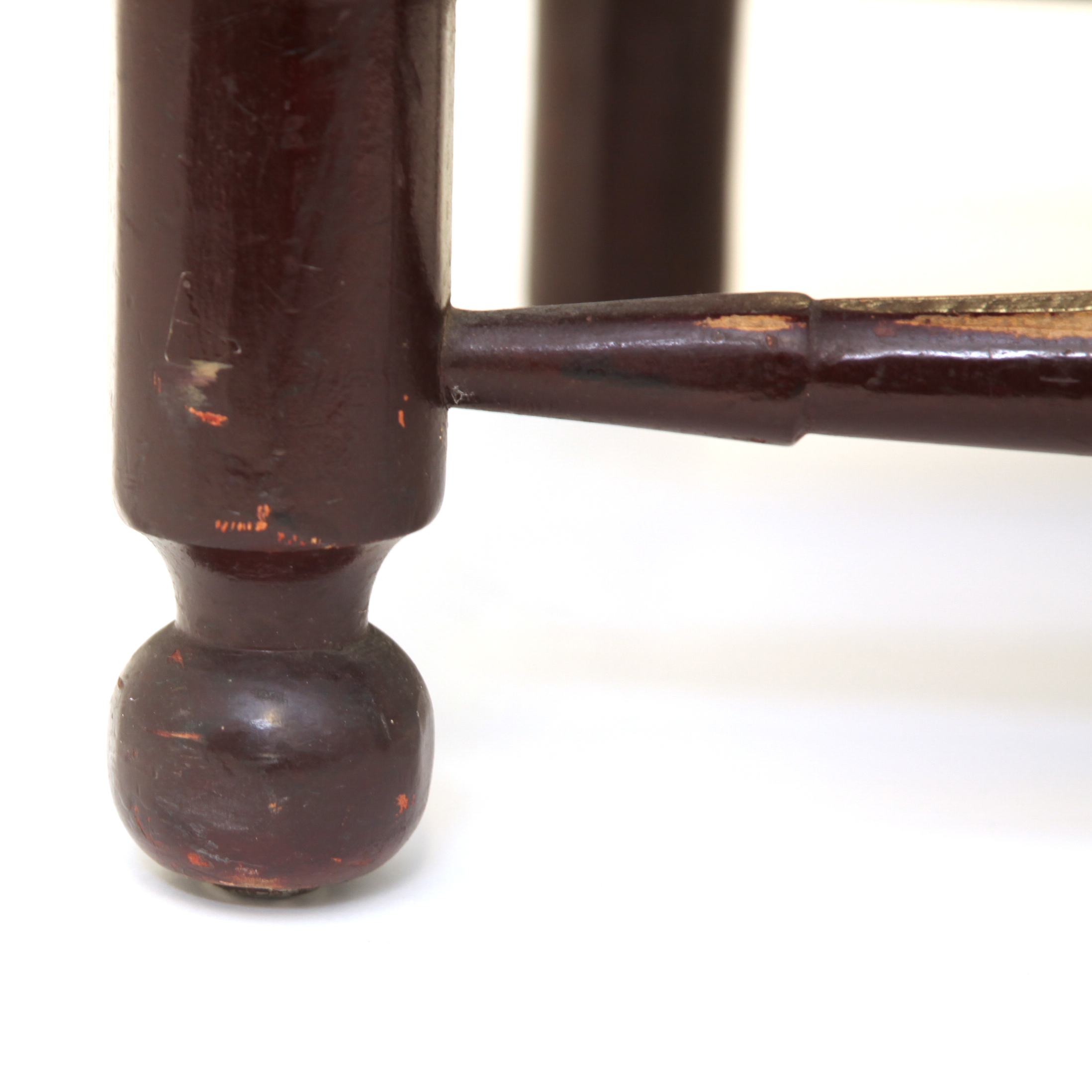 Vintage Spanish Colonial Style Ladderback Chair