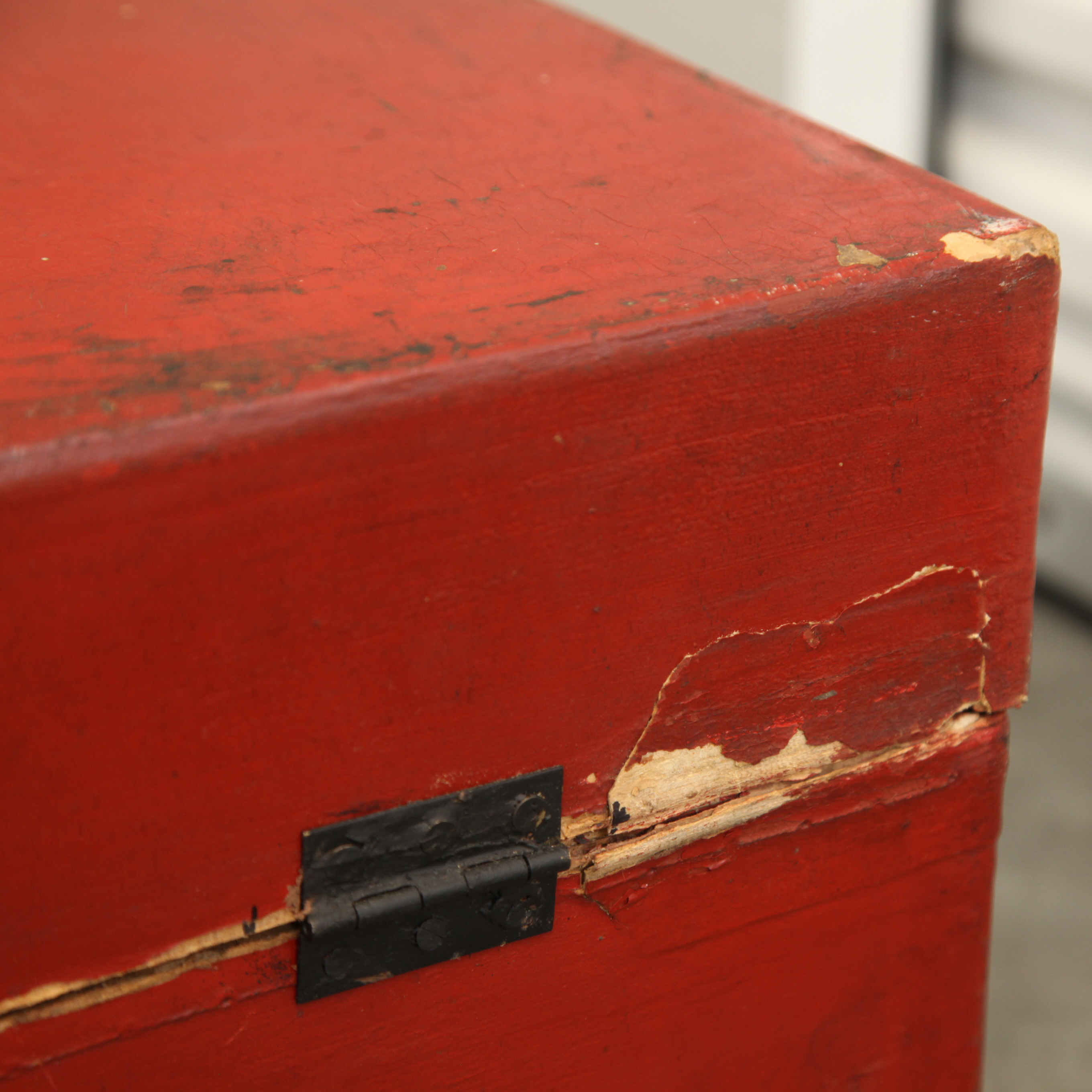 Vintage Chinoiserie Cedar Trunk