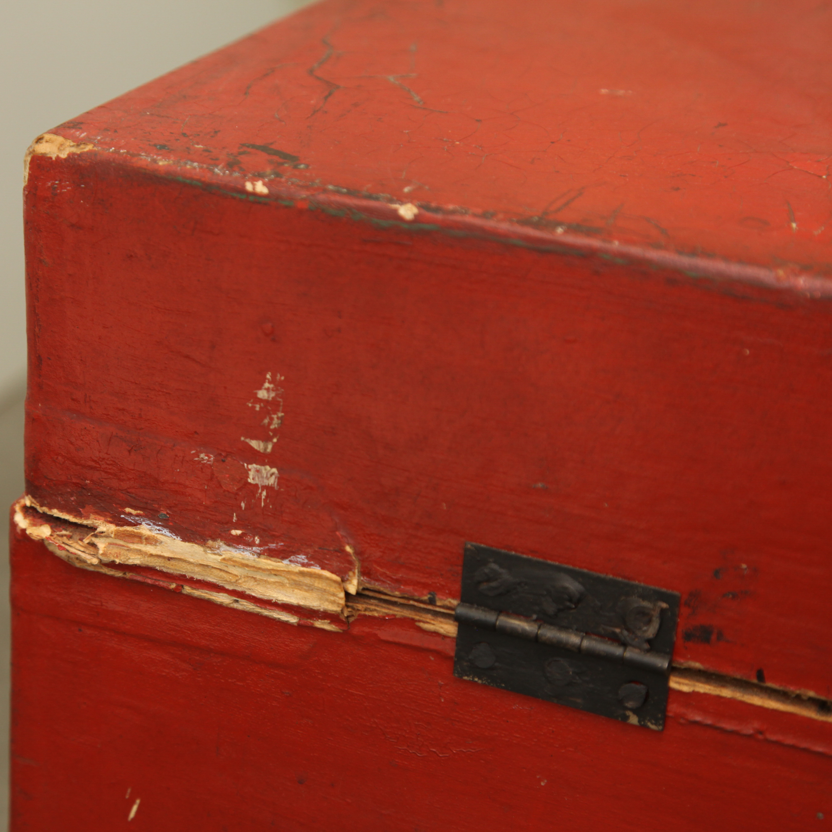 Vintage Chinoiserie Cedar Trunk